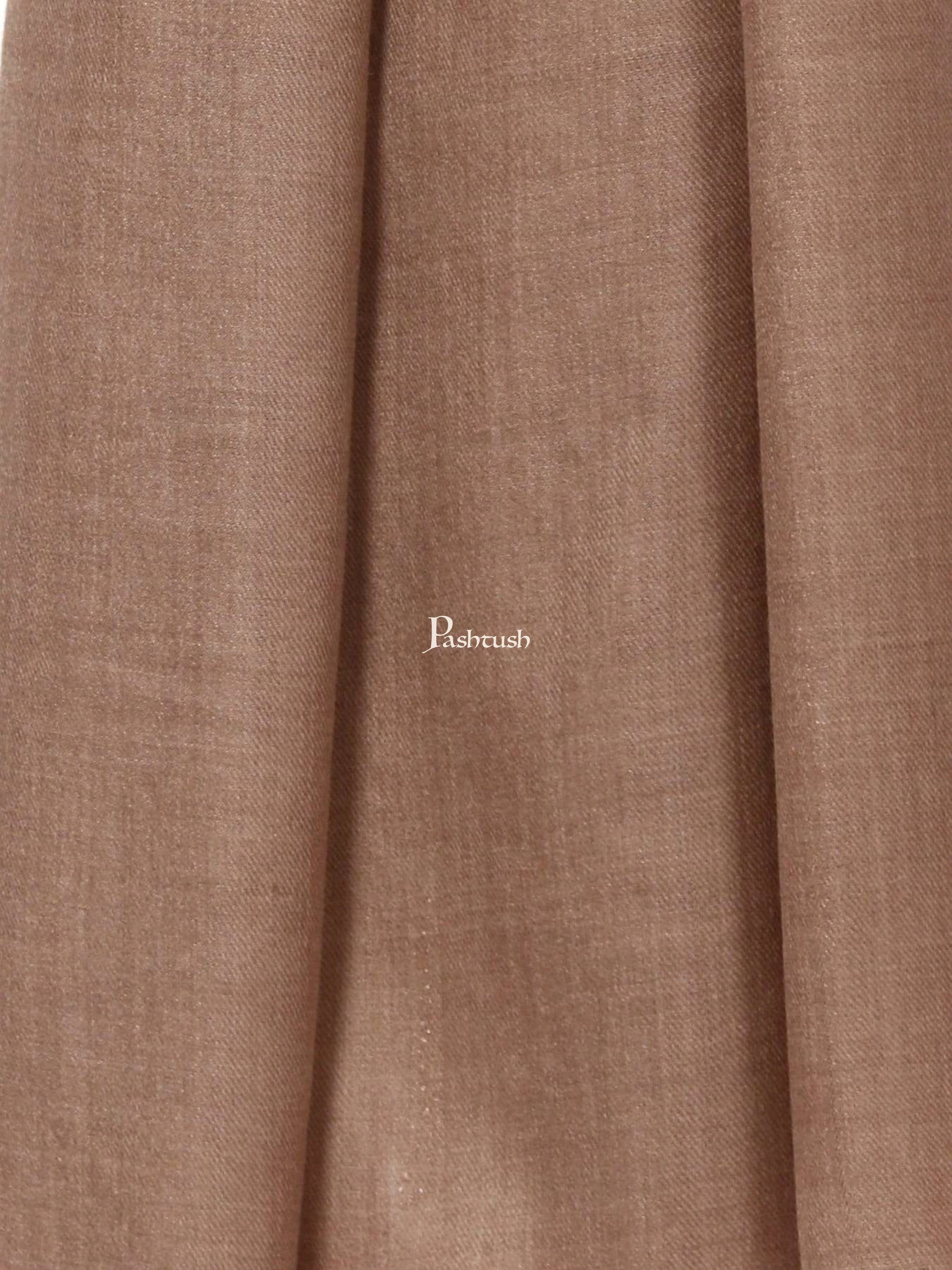 Pashtush Mens Blended Wool Ring Shawl, Blended Wool, Light Weight, Taupe - Image 2