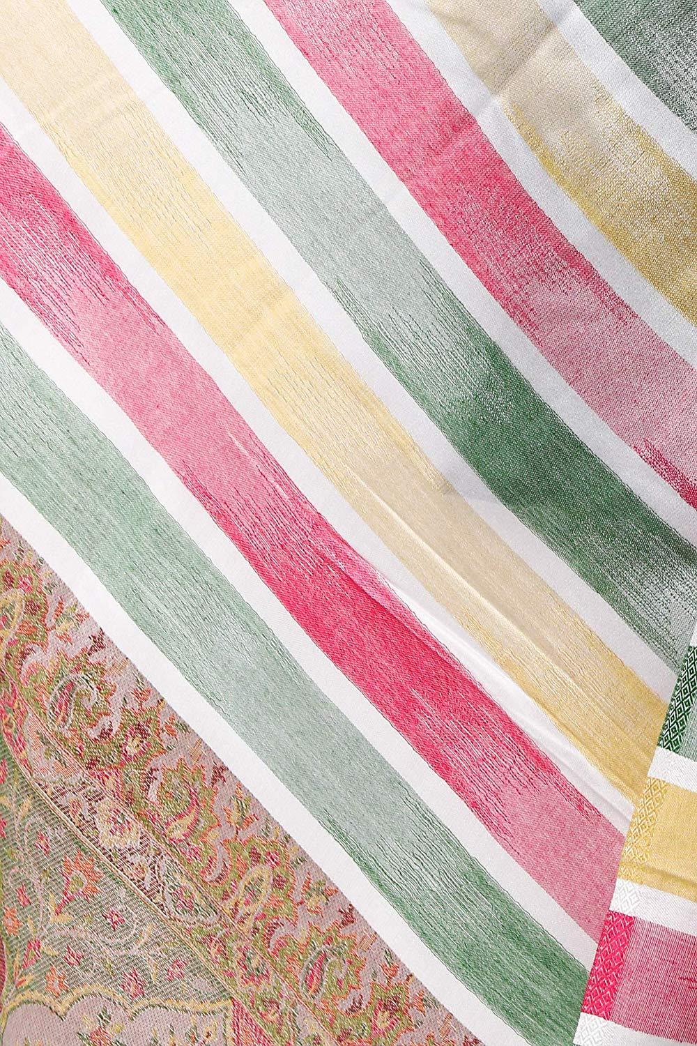 Pashtush His And Her Gift Set Of Bamboo Woven Stoles With Premium Gift Box Packaging, Multi color - Image 6