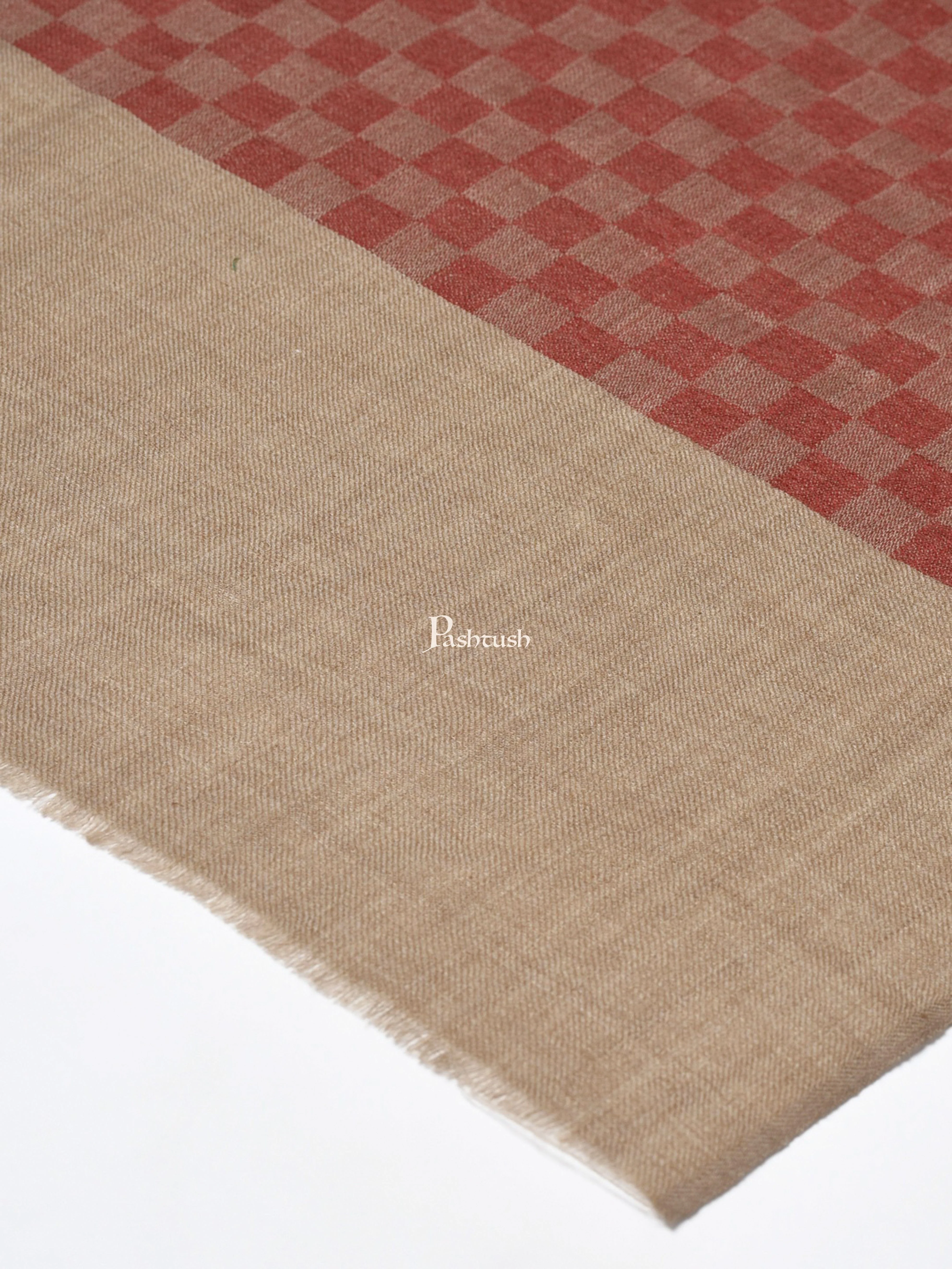 Pashtush His And Her Gift Set Of Checkered Stoles With Premium Gift Box Packaging, Black and Maroon - Image 10