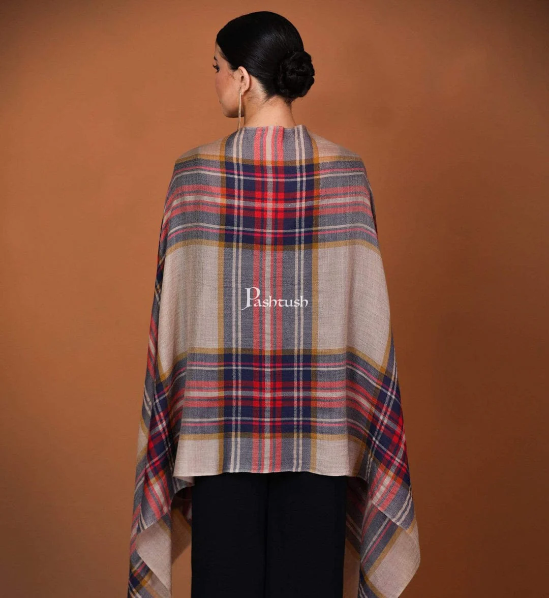 Pashtush His And Her Gift Set of Mens Bamboo Stole and Womens Cashmere Stole, Premium Gift Box Packaging, Multicolour - Image 11