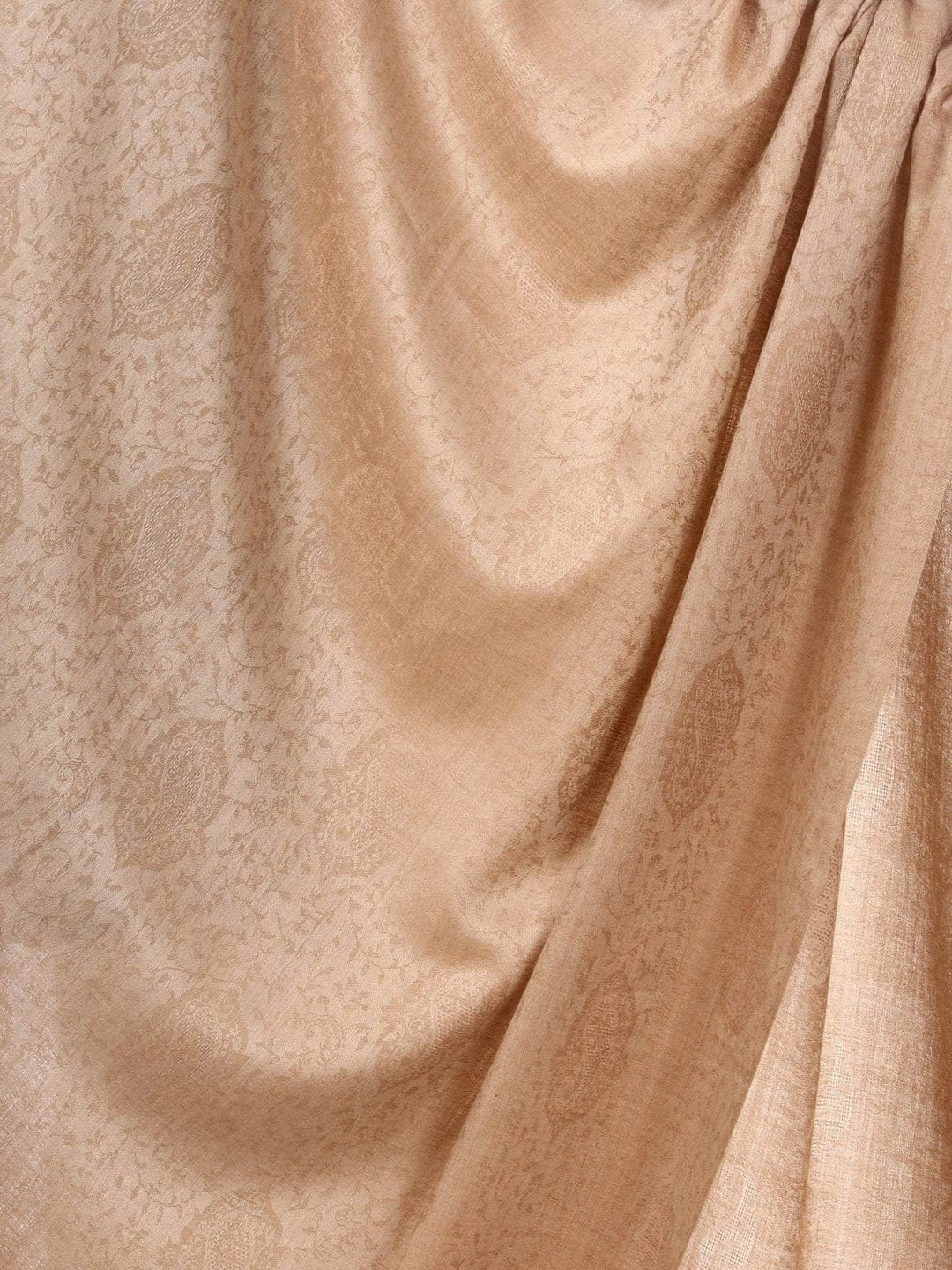 Pashtush His And Her Set Of Mens Fine Stole and Womens Shawl, Premium Gift Box Packaging, Beige - Image 8