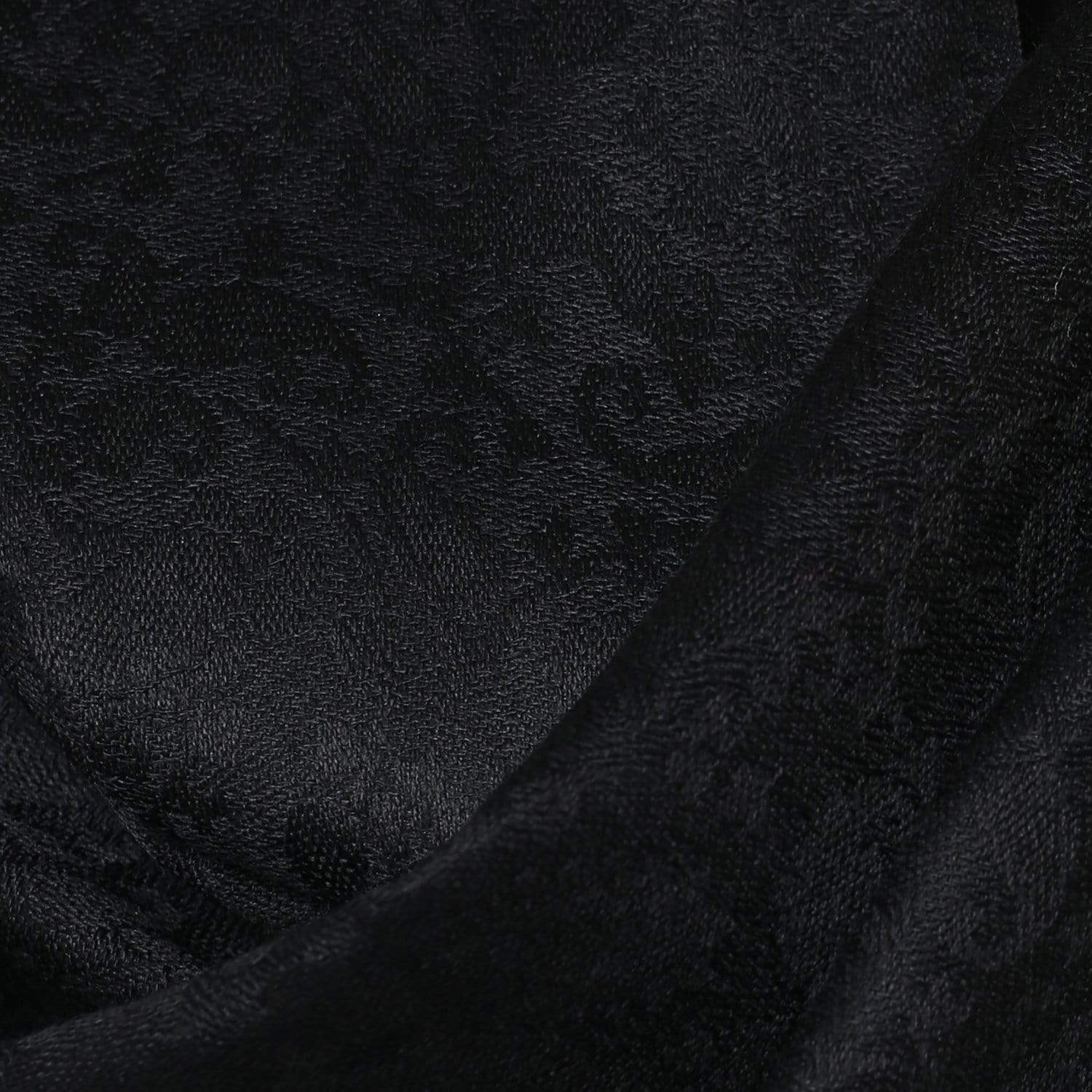 Pashtush Womens Fine Wool Aztec Weave Shawl, Soft And Warm, Black - Image 4