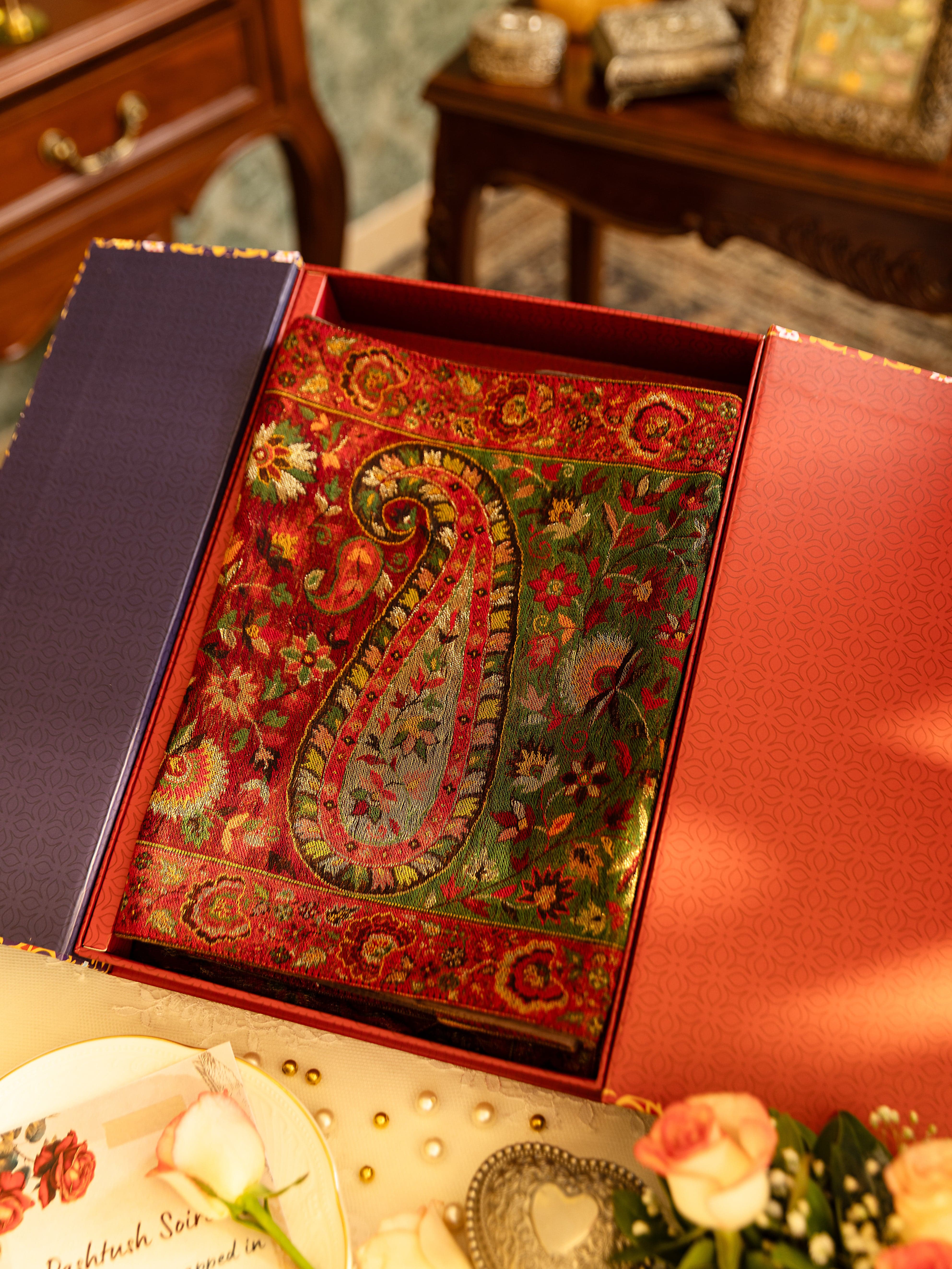 Pashtush Luxury Table Runner, Twilight Collection, Multicolour - Image 3