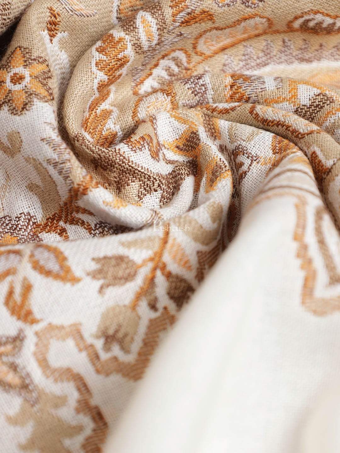 Pashtush Mens Jacquard Palla Stole, Warm And Soft, Faux Pashmina - Image 6