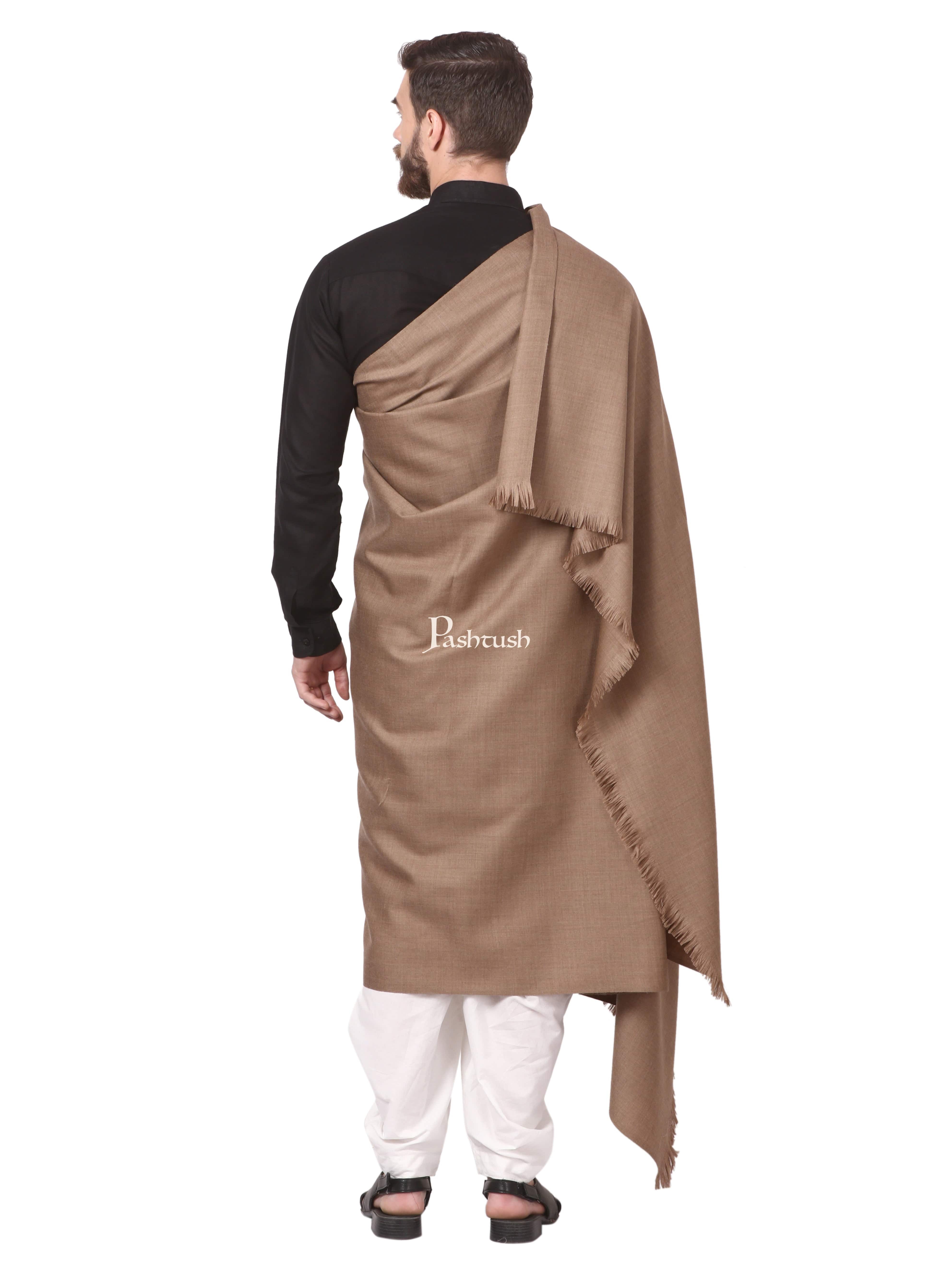 Pashtush Mens Lohi, Extra Warm 100% Pure Wool With Woolmark Certificate, Thick Weave - Image 5