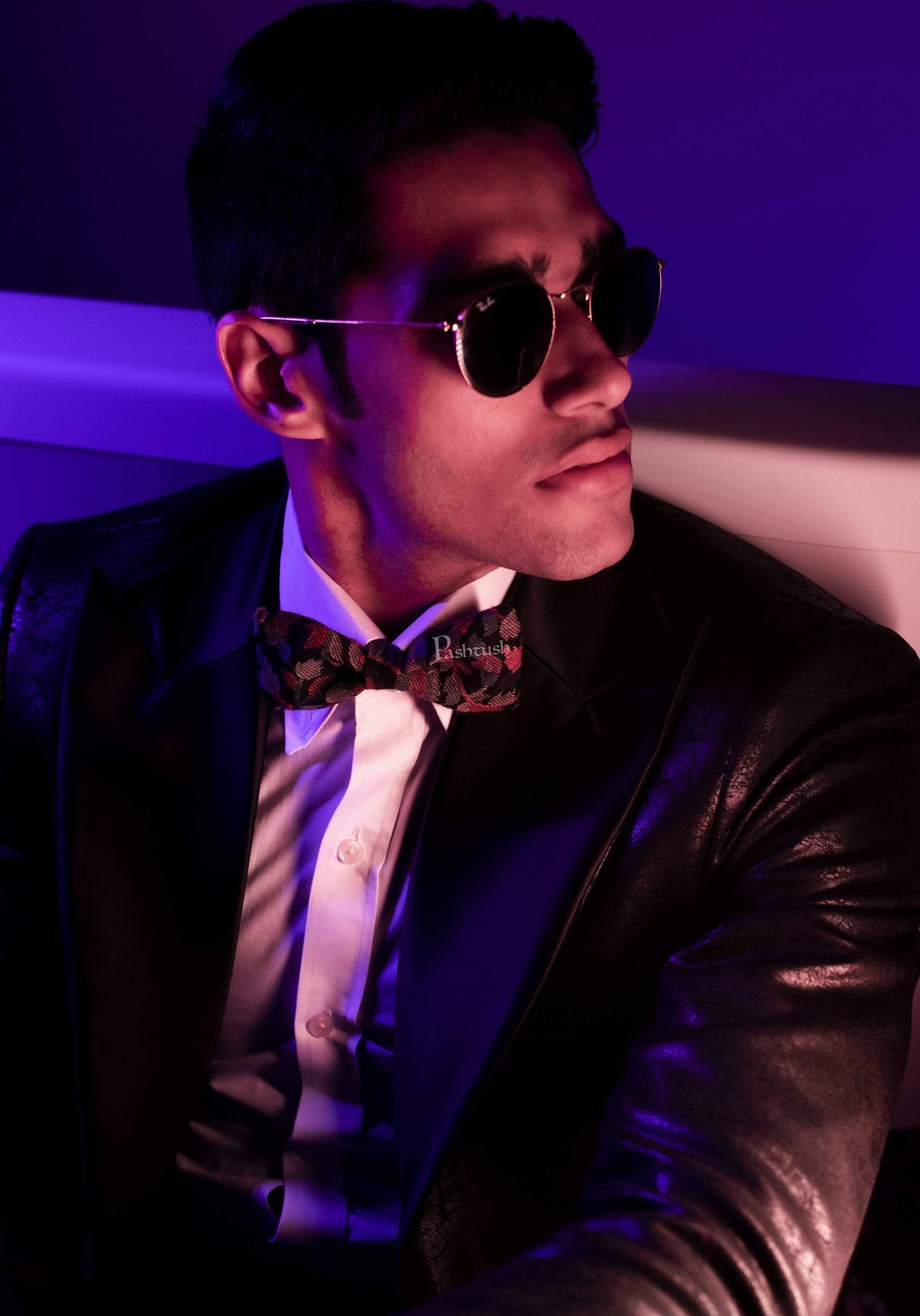 Pashtush Mens Luxury Pre-Tied Bow Tie - Image 8