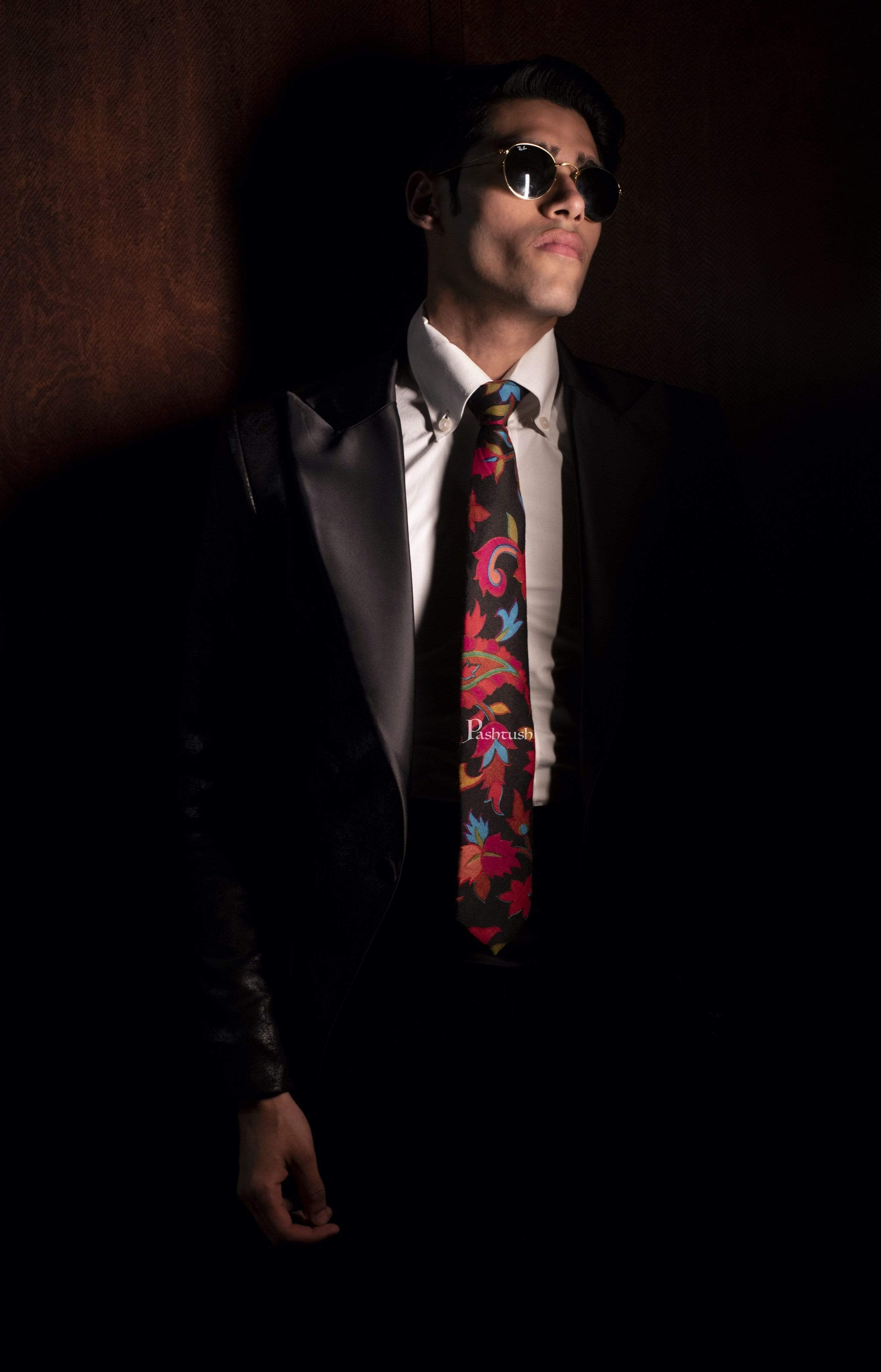 Pashtush Mens Printed Necktie, Soft And Luxurious - Image 2
