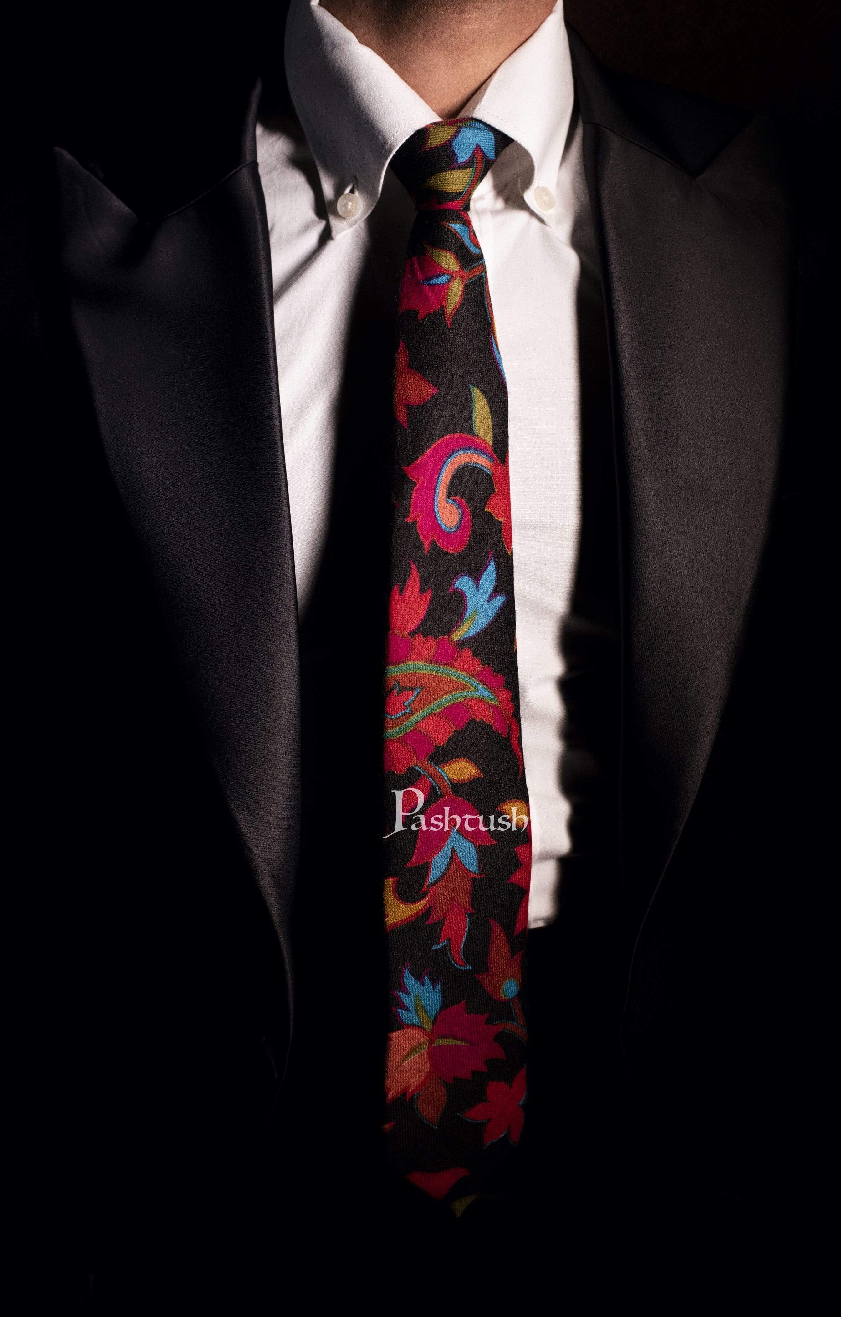 Pashtush Mens Printed Necktie, Soft And Luxurious - Image 4