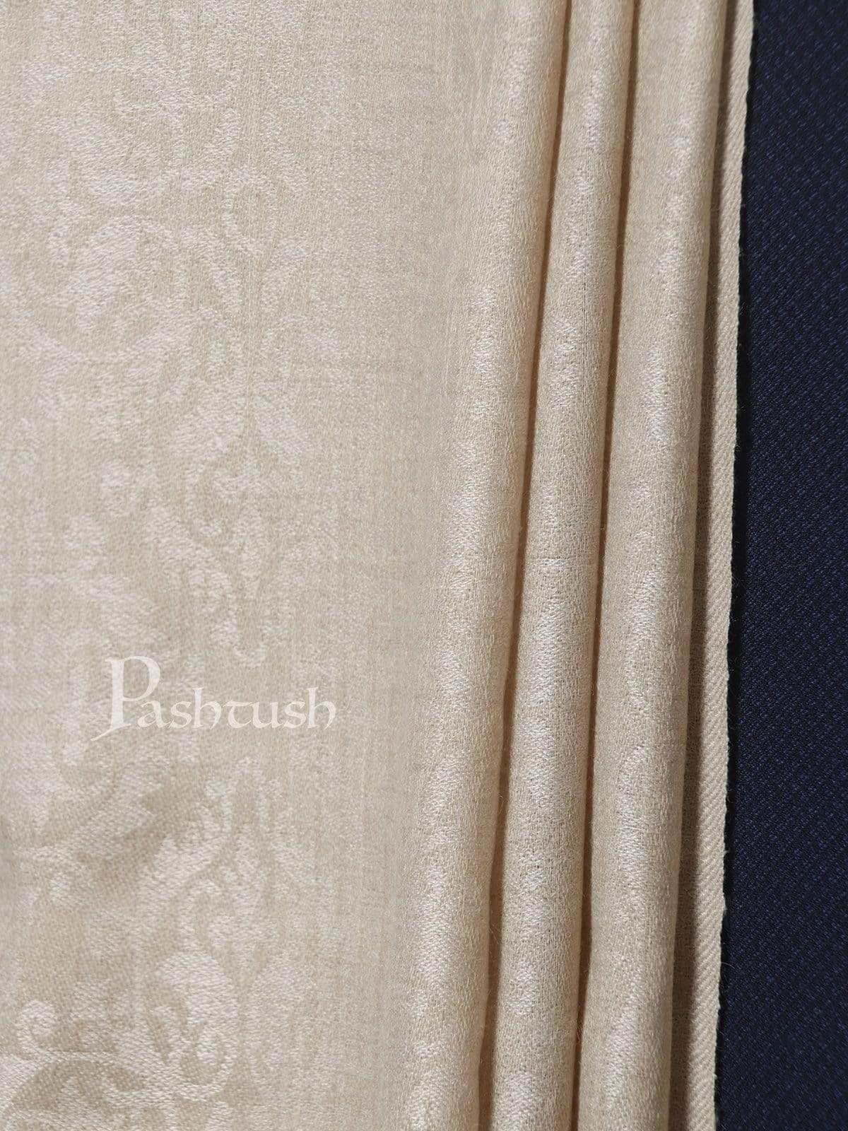 Pashtush Mens Woven Jacquard Shawl, Merino Wool Light Weight, Soft Hand Feel - Image 2