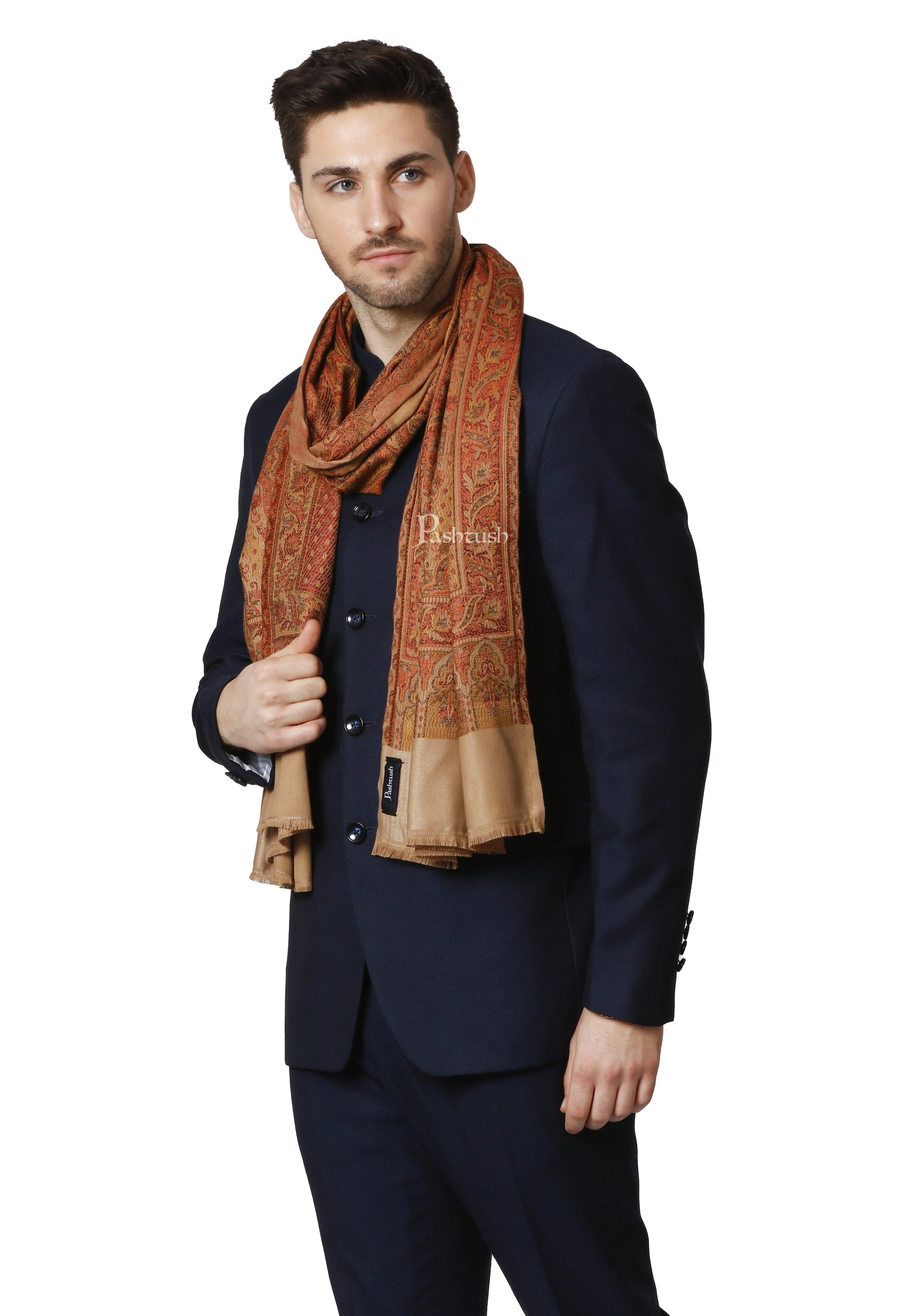 Pashtush Mens Ethnic Stole - Image 3
