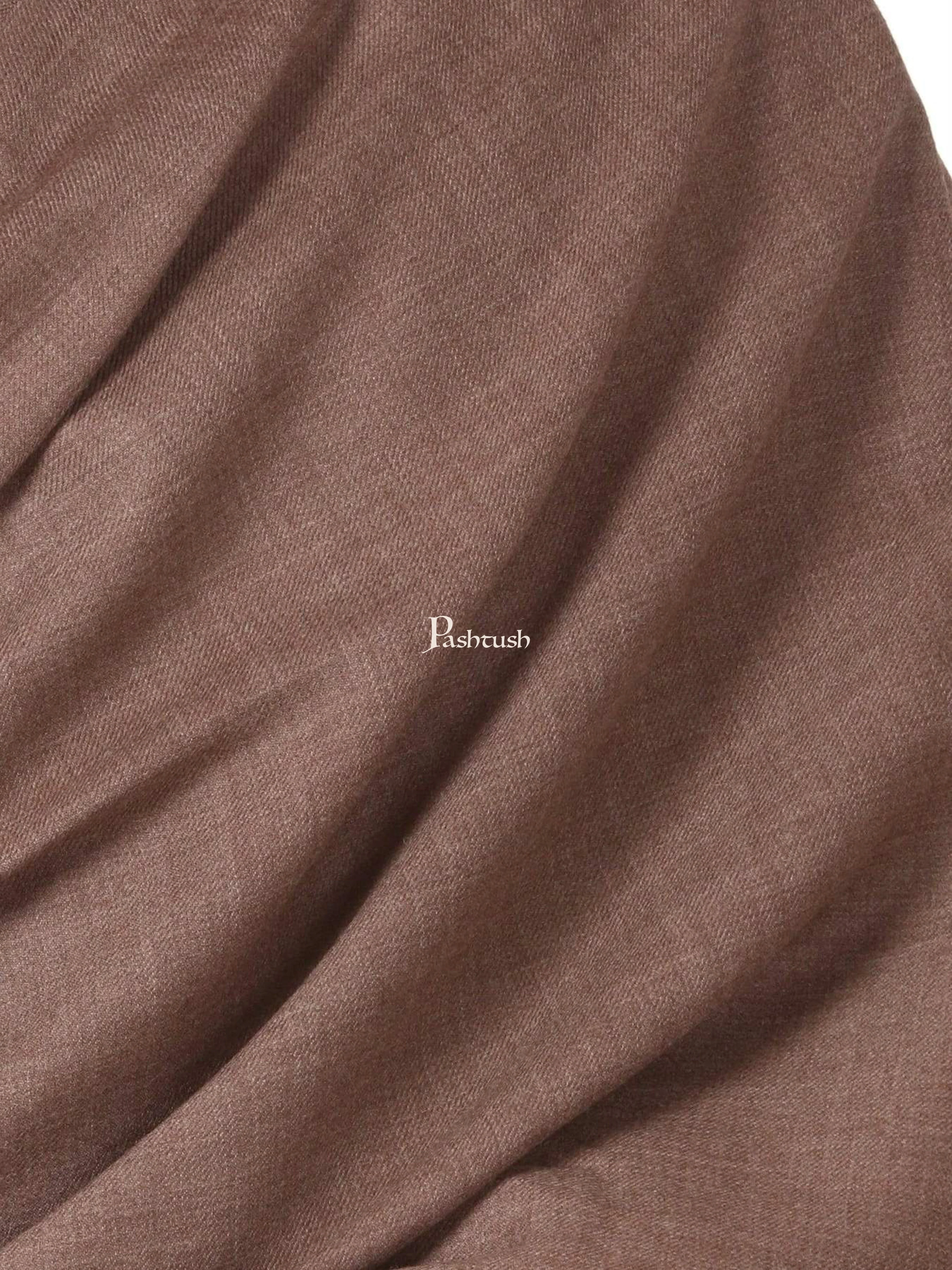 Pashtush Mens Thick Woollen Lohi, Mens Shawl With 50% Wool, Oak - Image 2
