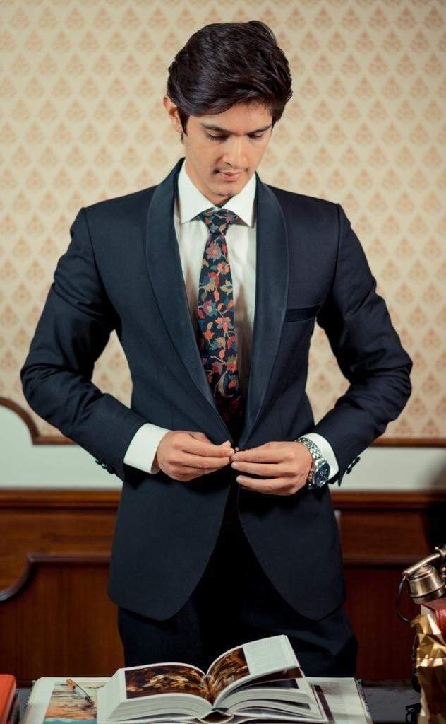 Pashtush Mens Woven Jacquard Necktie, Tie For Men, Bright Colours, Free Size, Black - Image 6