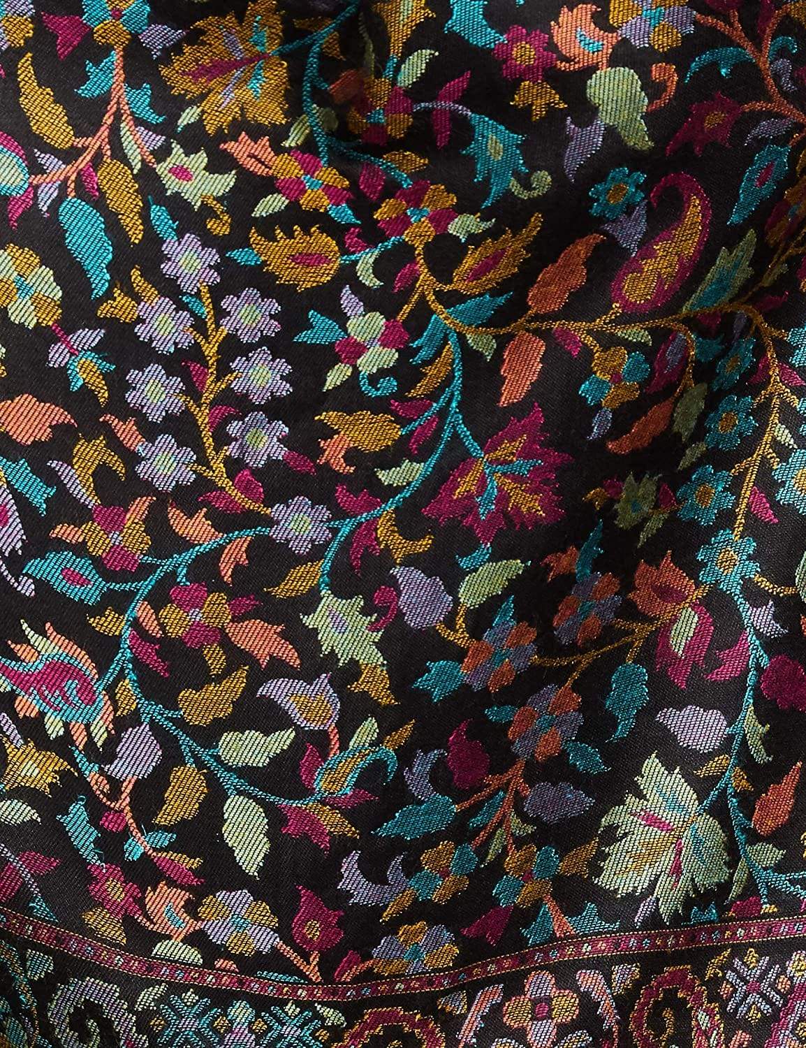 Pashtush Women'S Ethnic Design, Soft Bamboo Scarf, Casual Stoles - Multicoloured - Image 4