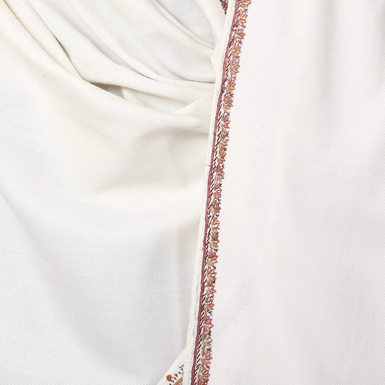 Pashtush Women'S 100% Hand Embroidery Shawl, With Kingri Fineembroidery Borderwork - Image 5