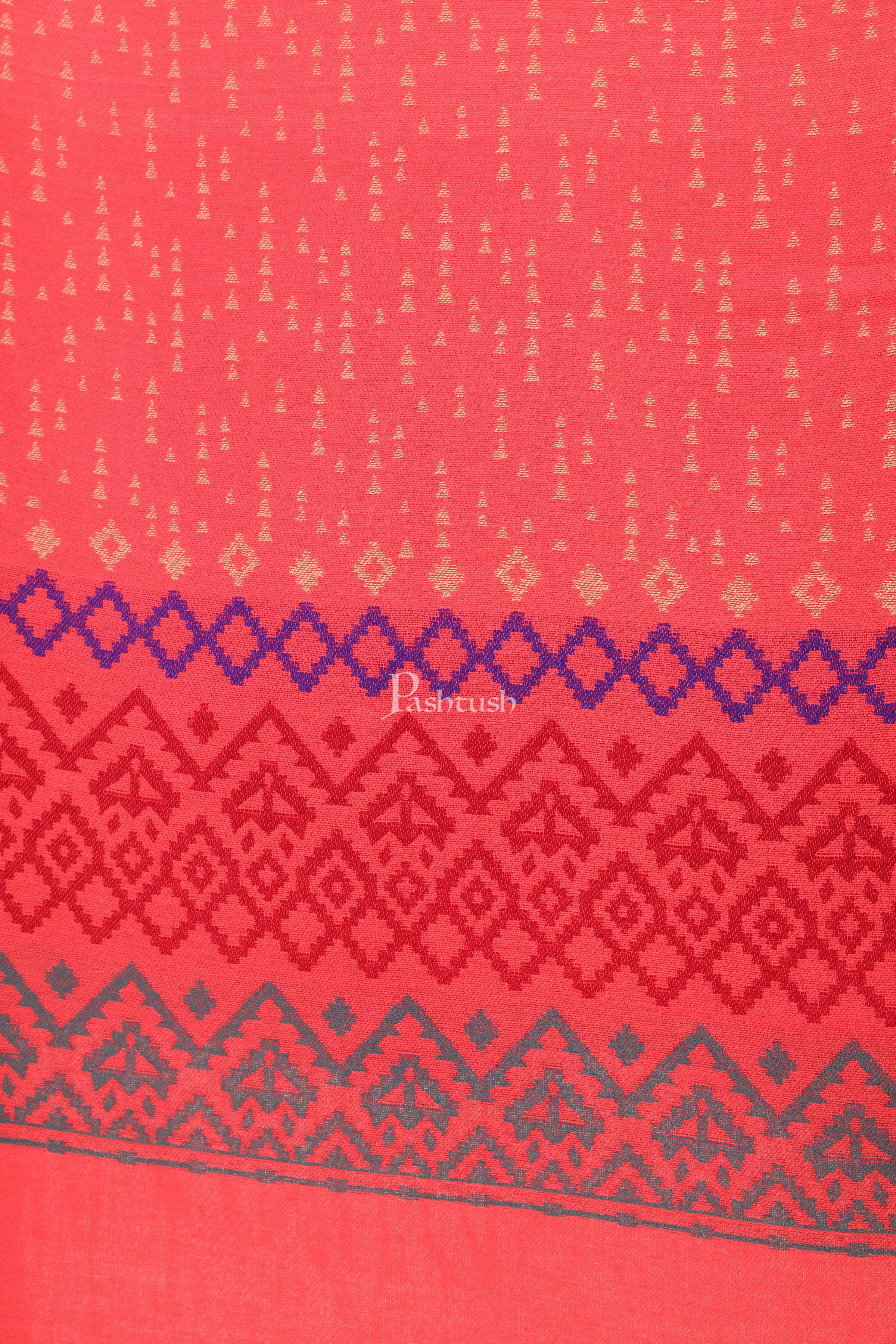 Pashtush Women'S Aztec Design, Soft Bamboo Scarf - Image 2