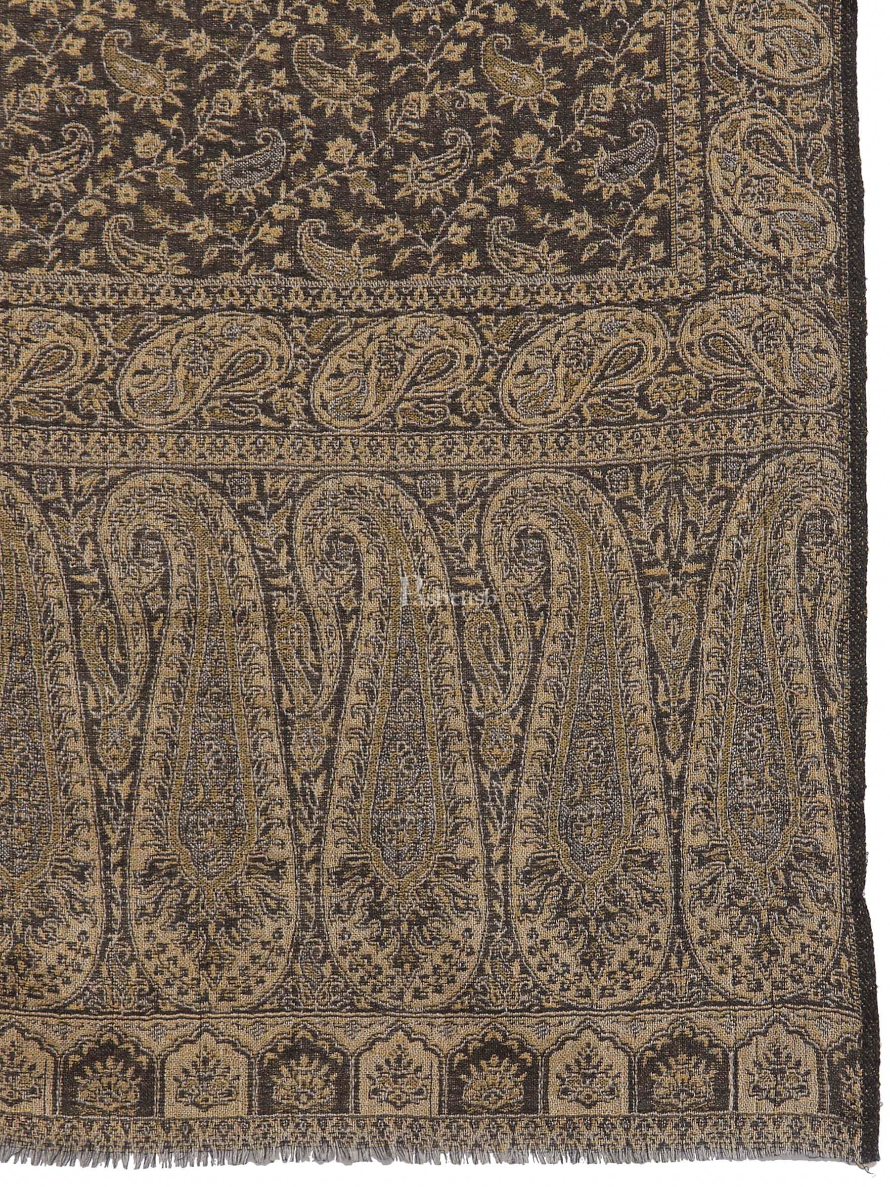 Pashtush Women'S Ethnic Weave Stole, Fine Wool - Image 2