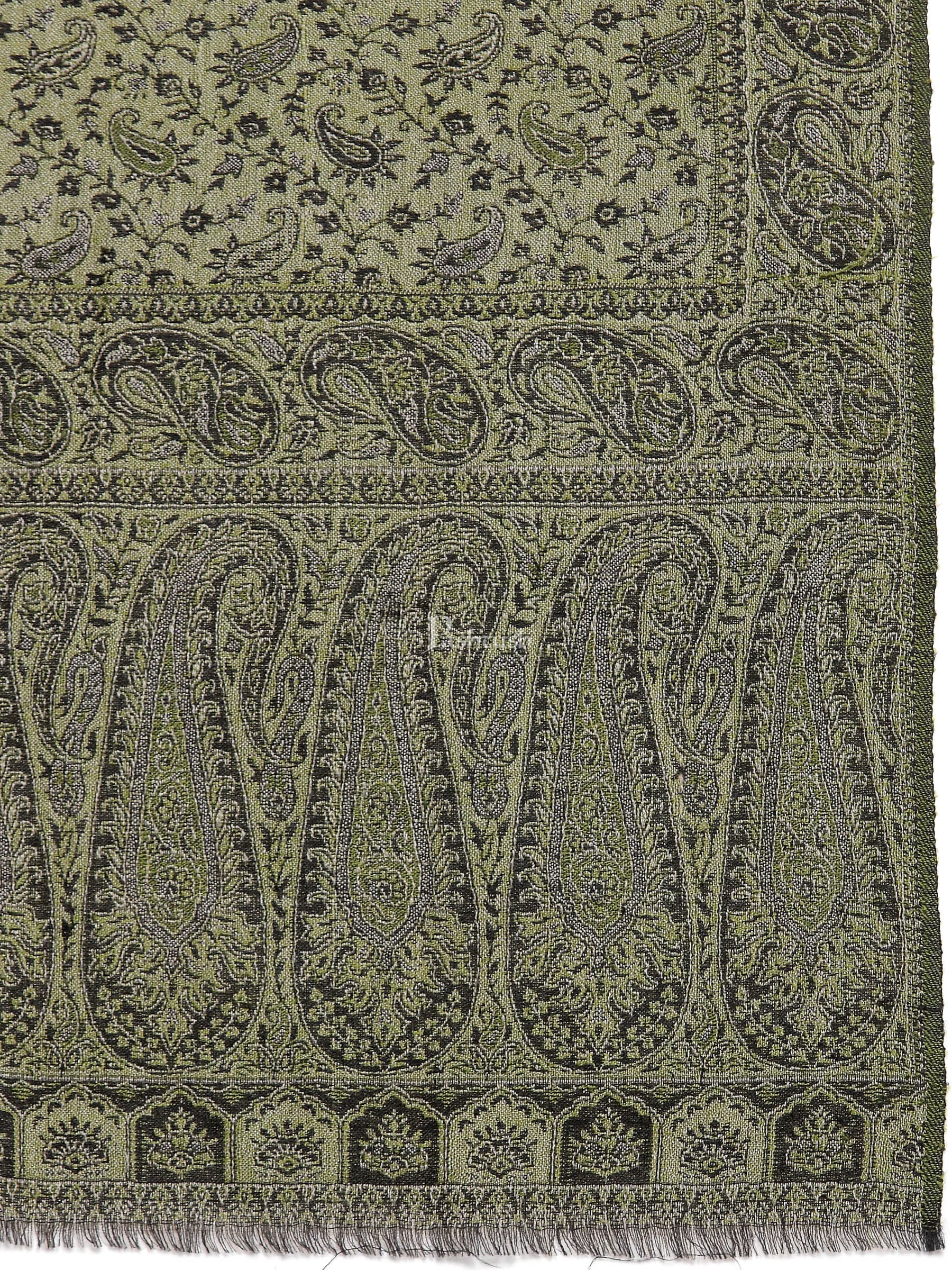 Pashtush Women'S Ethnic Weave Stole, Fine Wool - Image 2