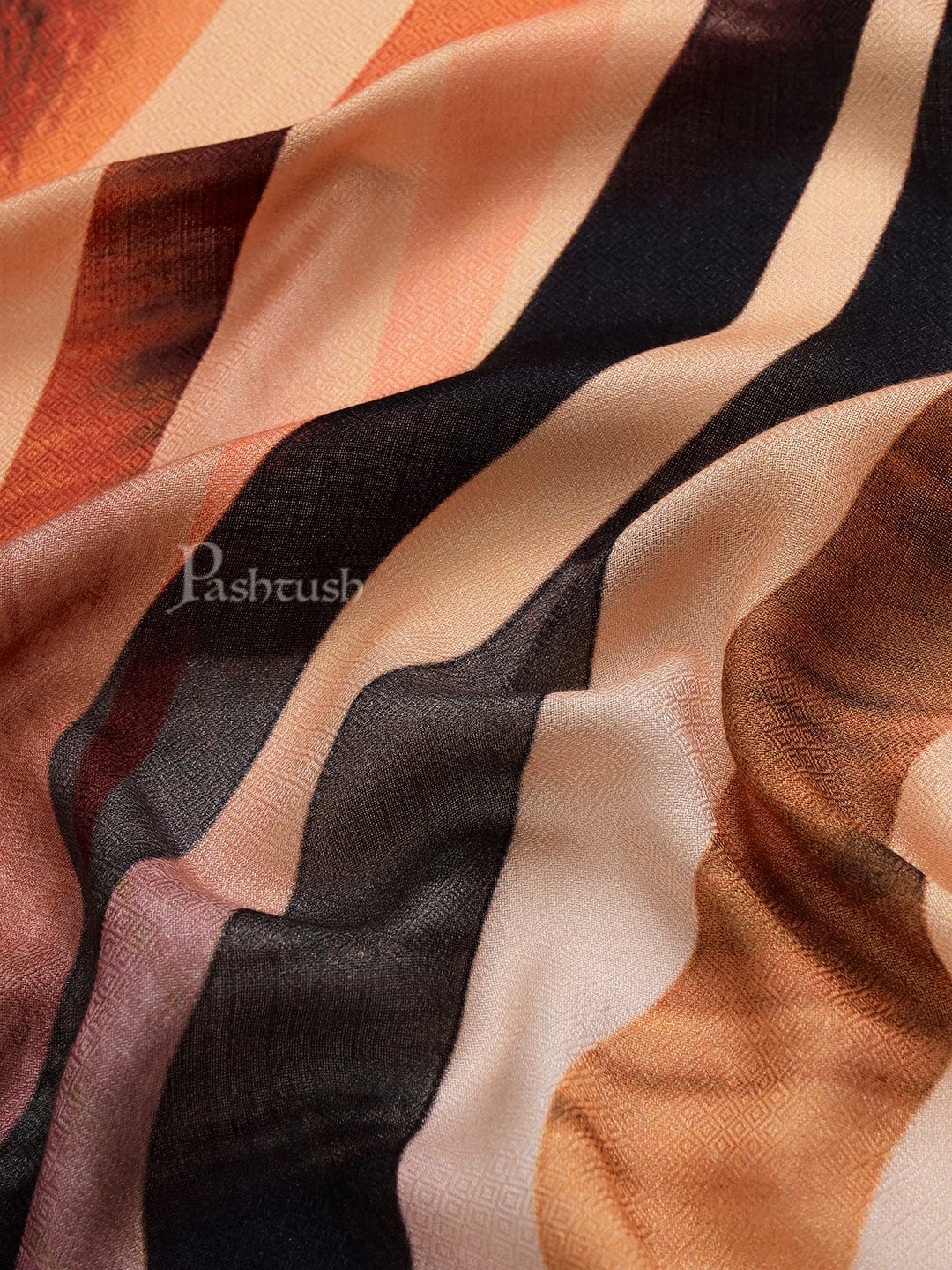 Pashtush Womens Extra Fine Soft Bamboo Stole, Multicolour - Image 2