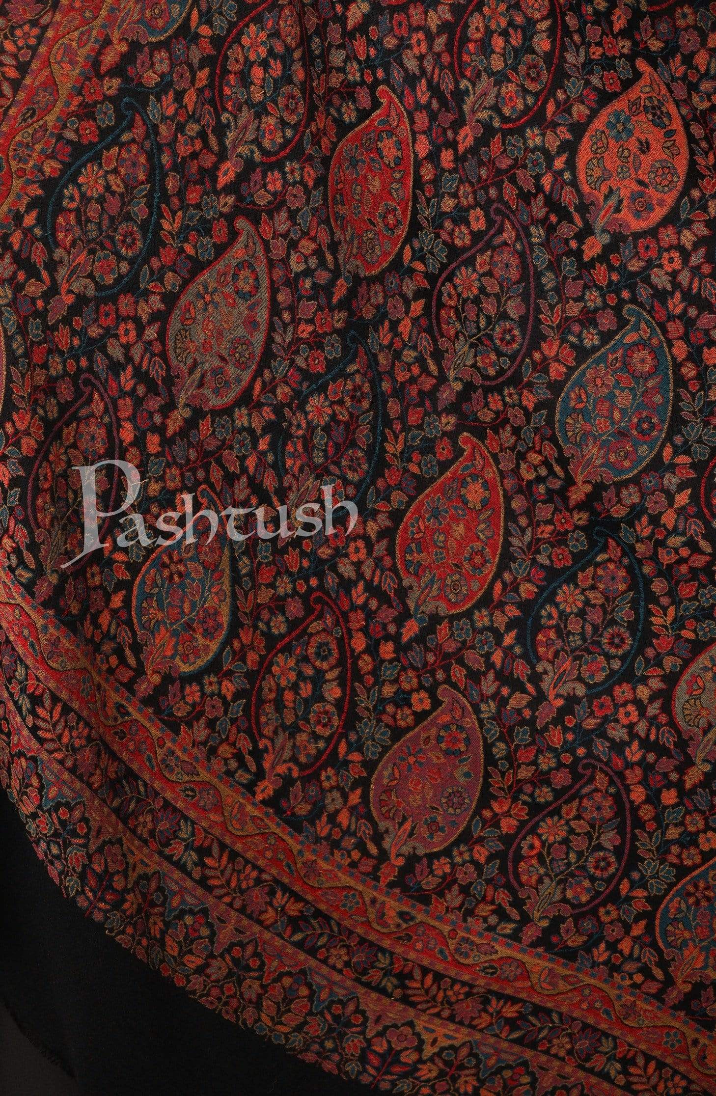Pashtush Womens Soft Ethnic Weave Shawl, Multicoloured - Image 2