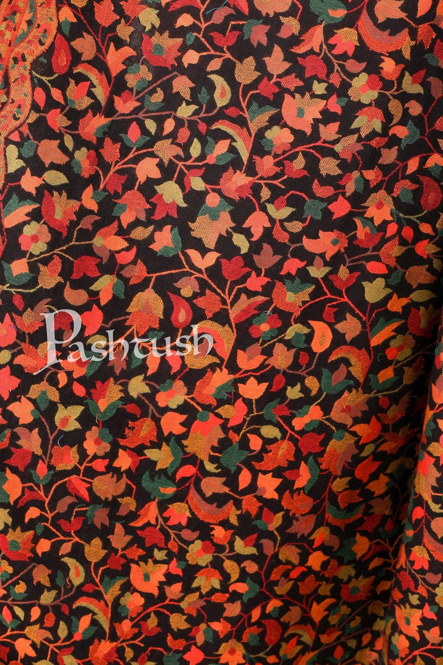 Pashtush Womens Extra Fine Soft Ethnic Weave Shawl, Fine Wool - Image 2