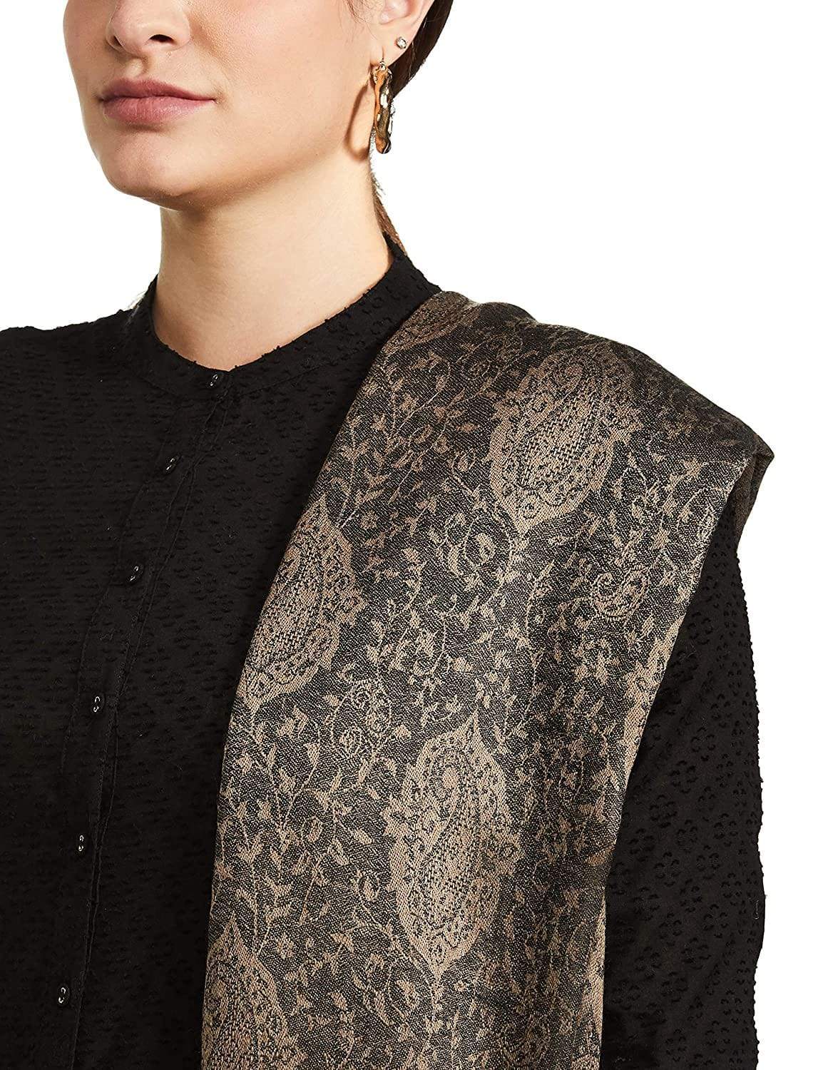 Pashtush Womens Extra Fine Wool Stole, Soft, Warm And Light Weight - Image 4