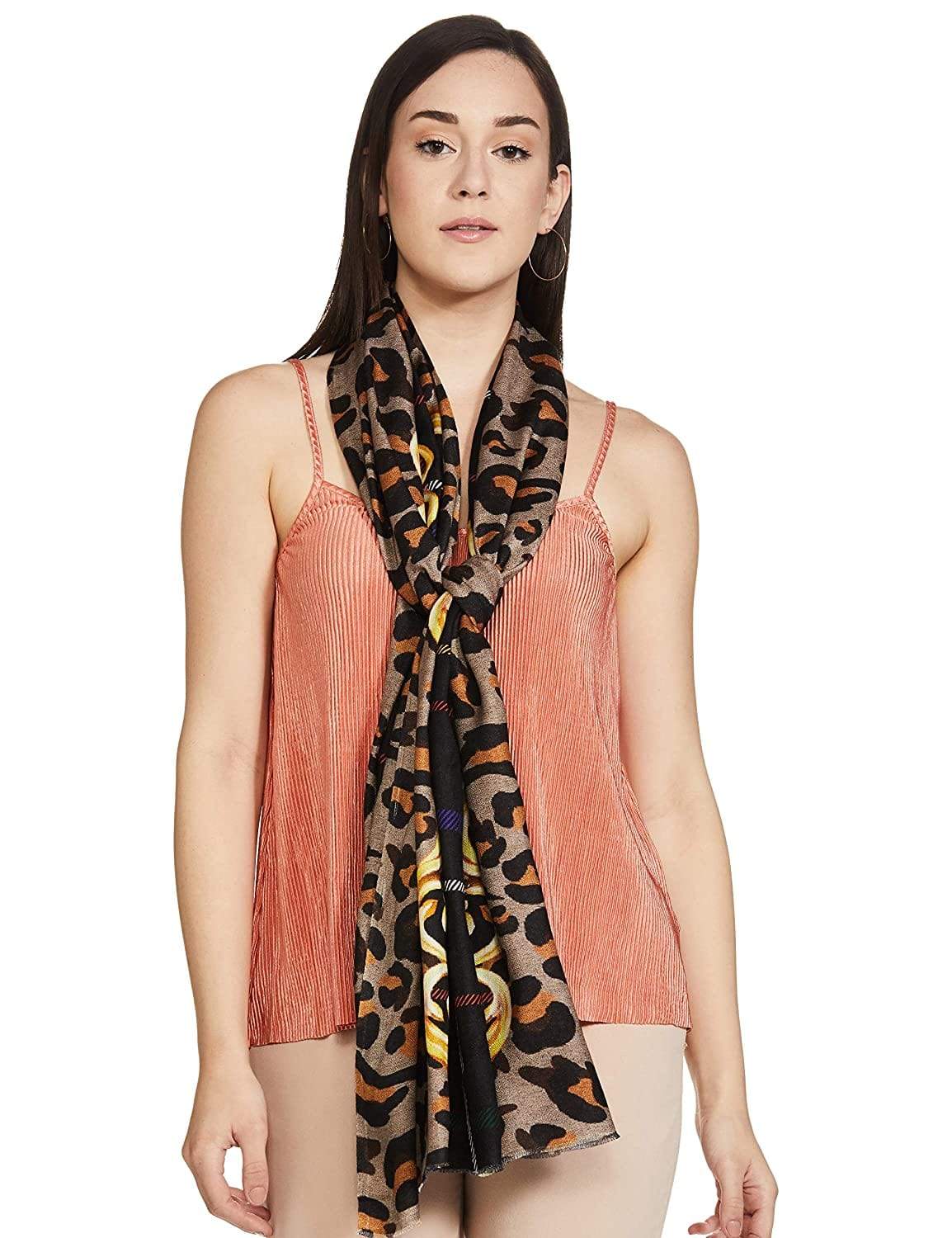 Pashtush Womens Extra Soft, Printed Bamboo Scarf - Image 6