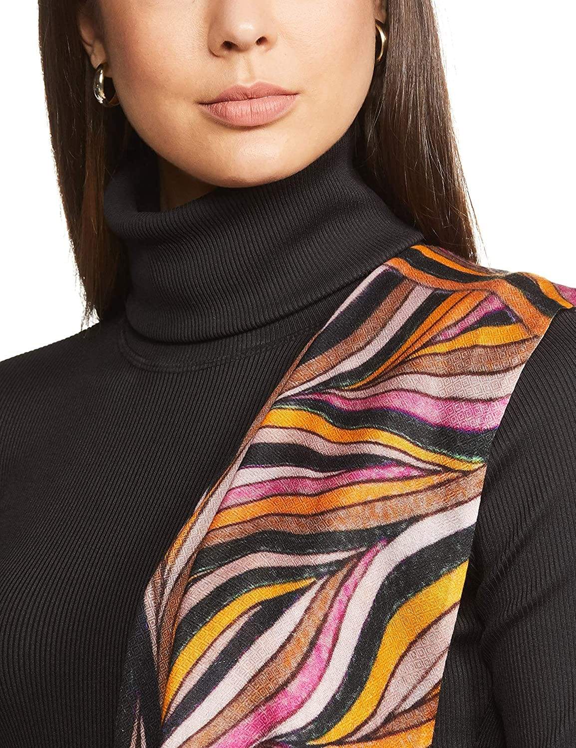 Pashtush Womens Extra Soft, Printed Bamboo Scarf - Image 3