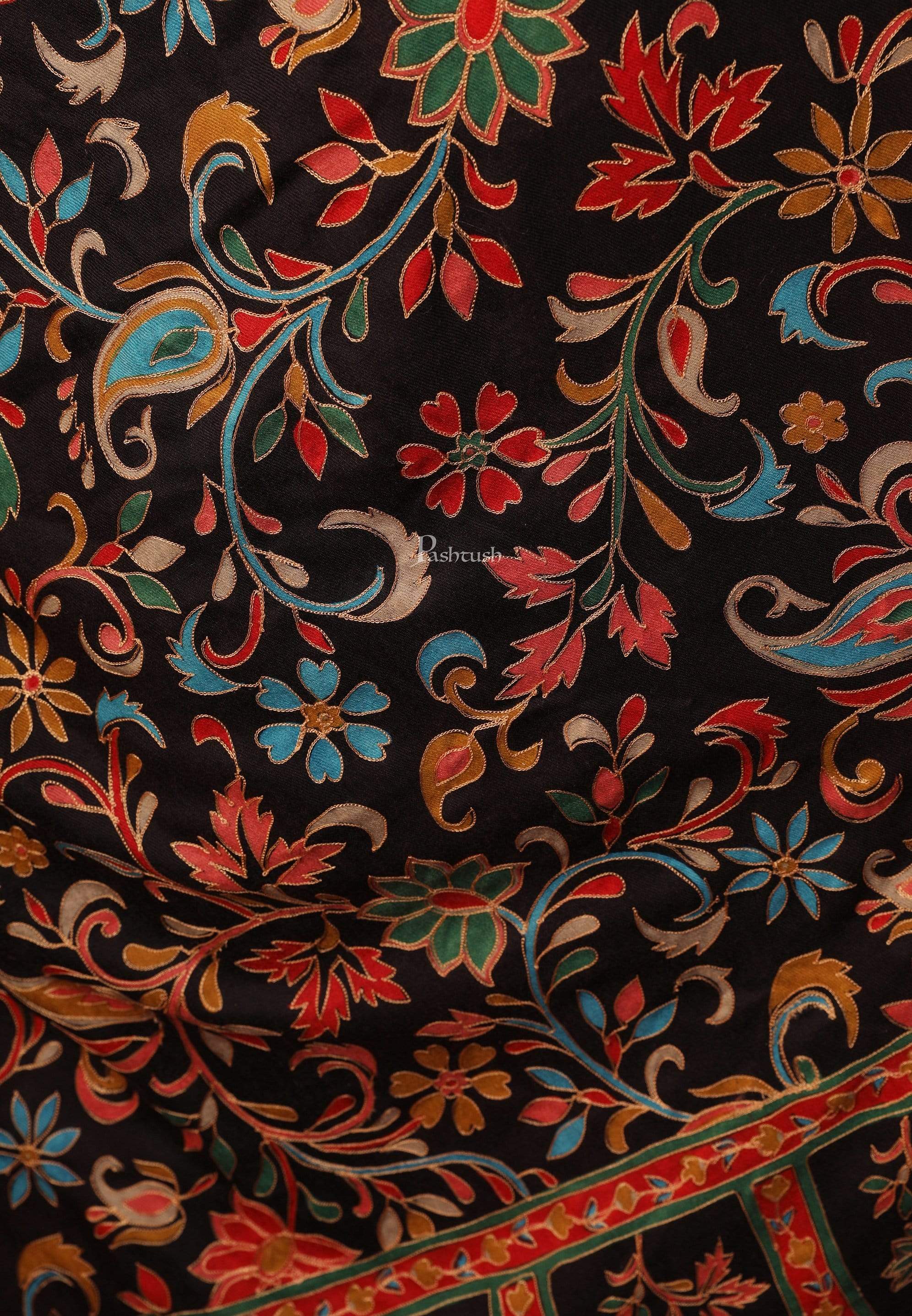 Pashtush Womens Printed Kalamkari design Stole,Mutli Color - Image 2