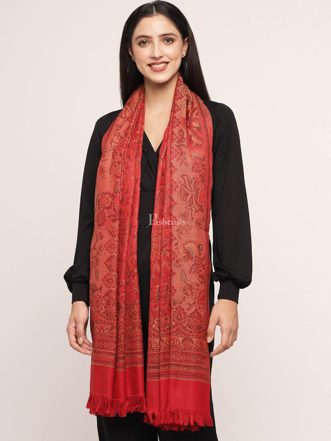 Pashtush Women'S Jamawar Shawl