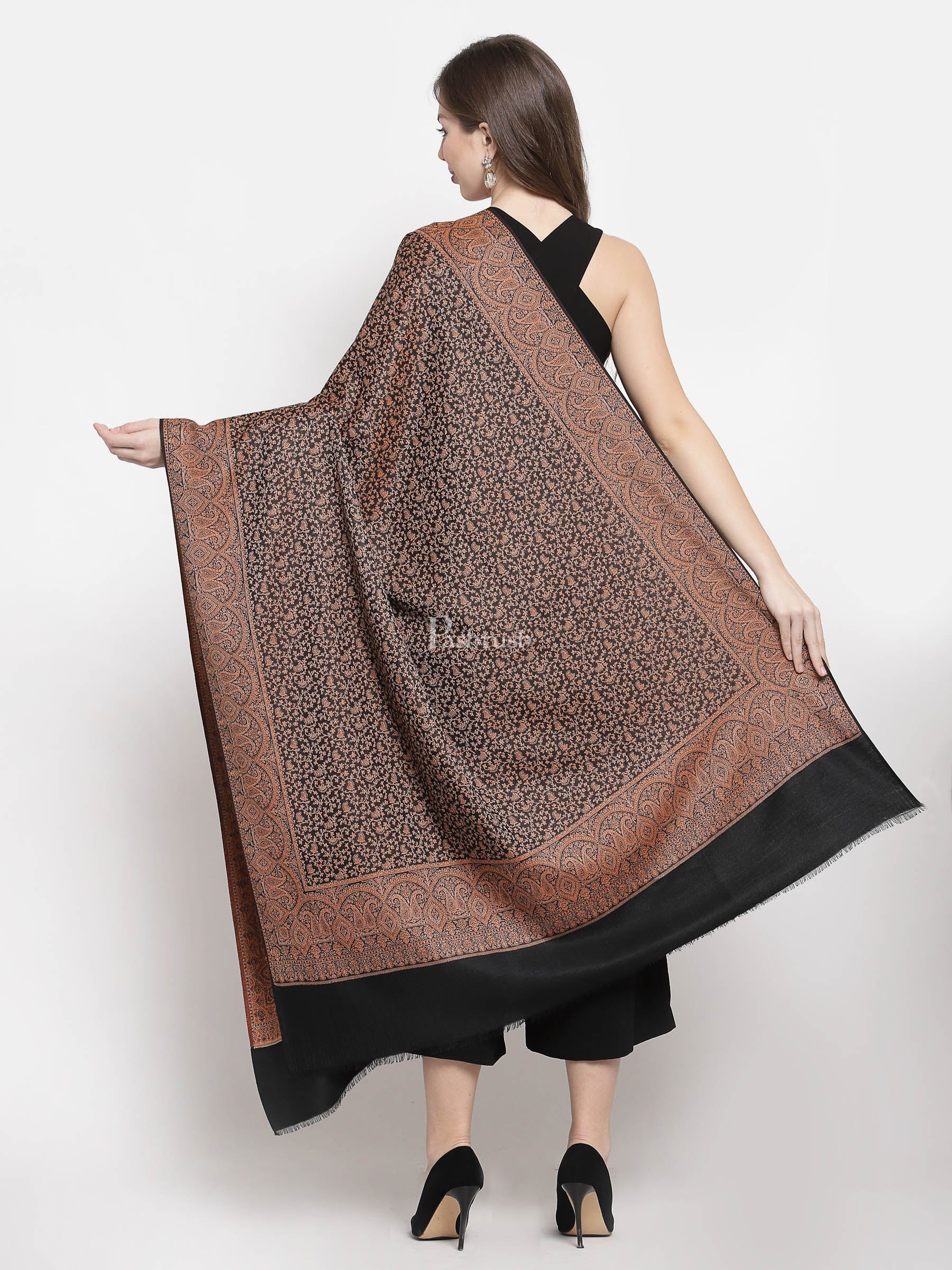 Pashtush Women'S Shawl, Faux Pashmina Design - Image 3