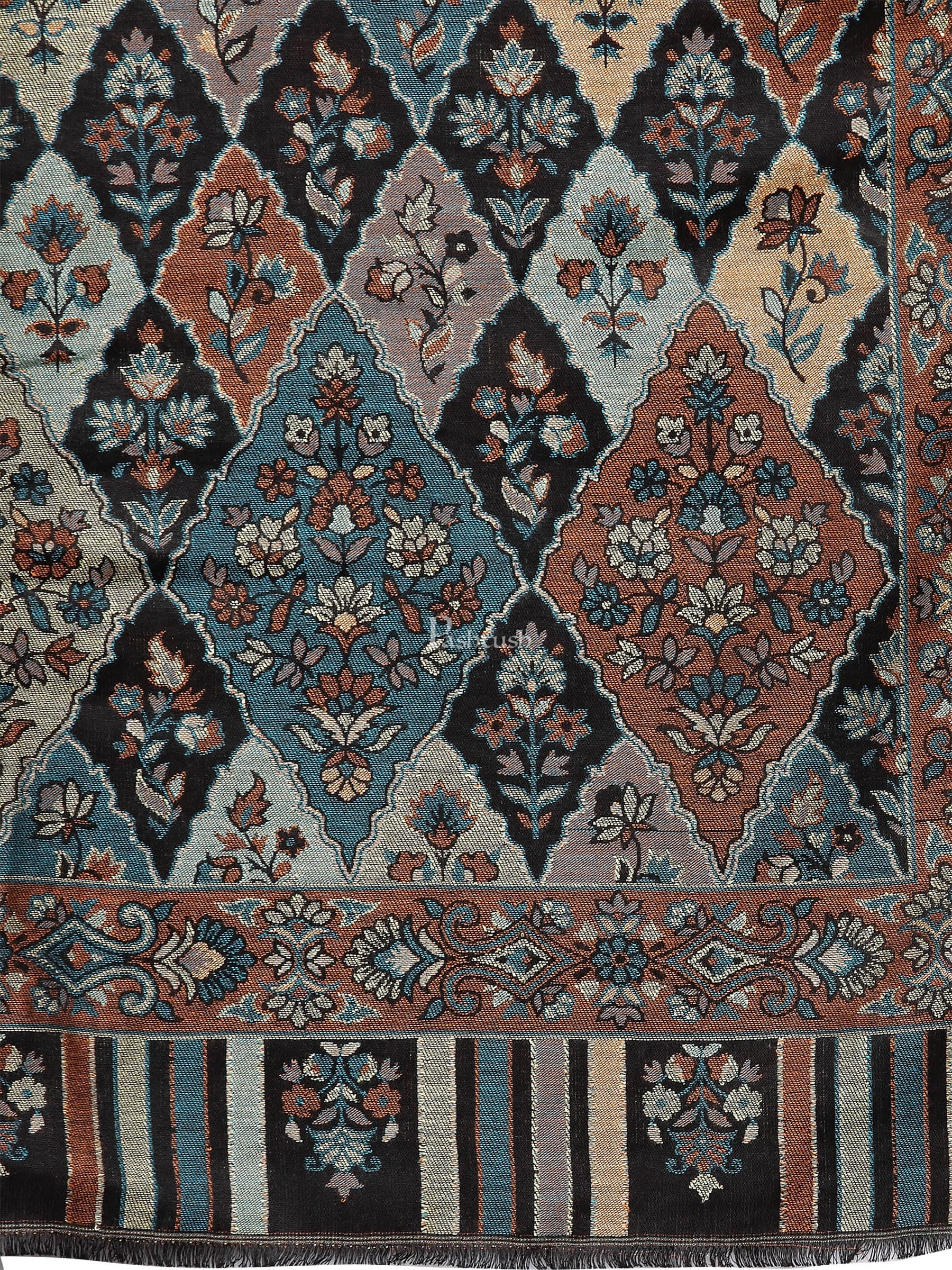 Pashtush Women'S Paisley Design, Soft Bamboo Scarf, Multi Coloured - Image 2