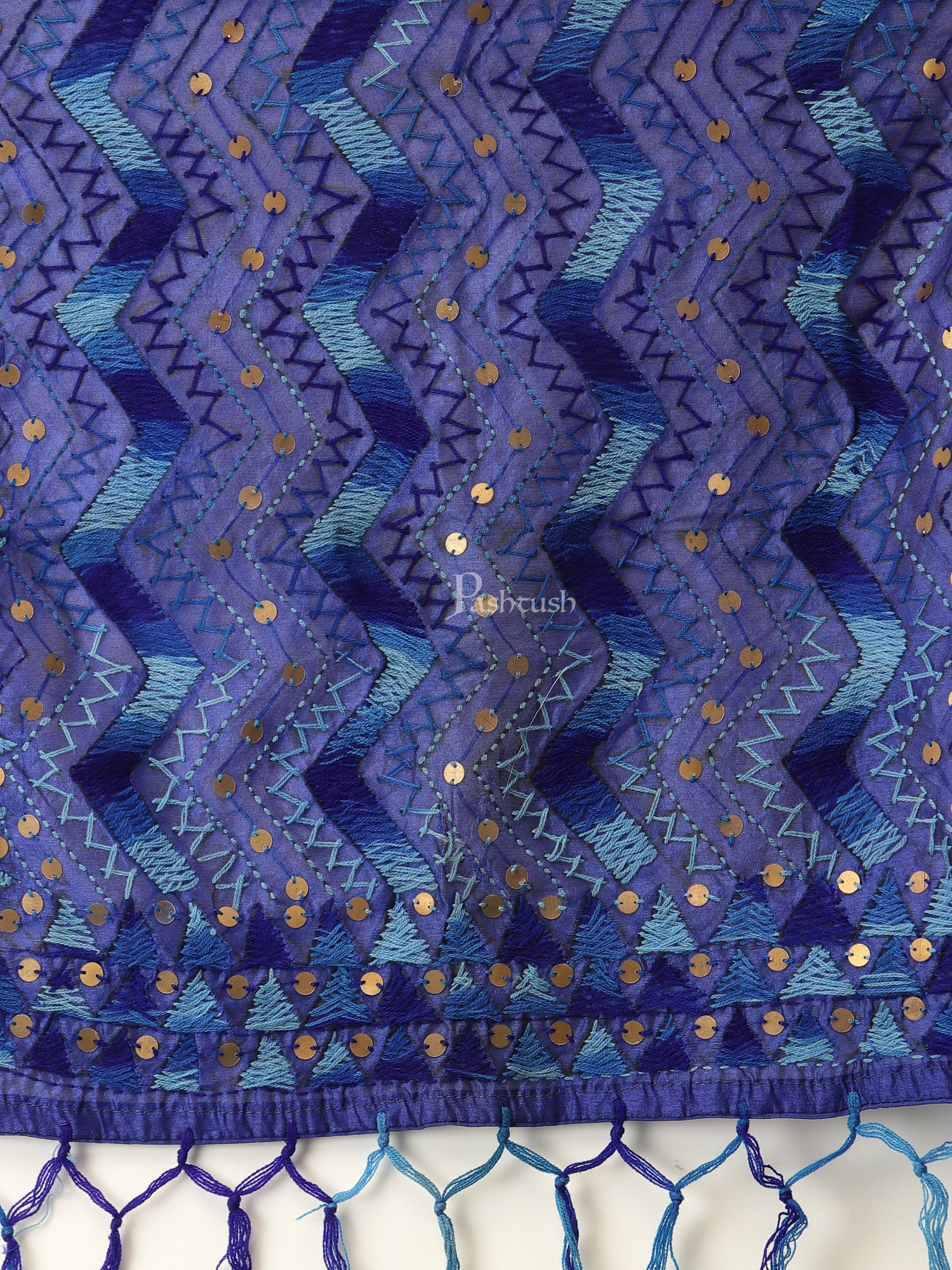 Pashtush Womens Phulkari Dupatta - Image 2