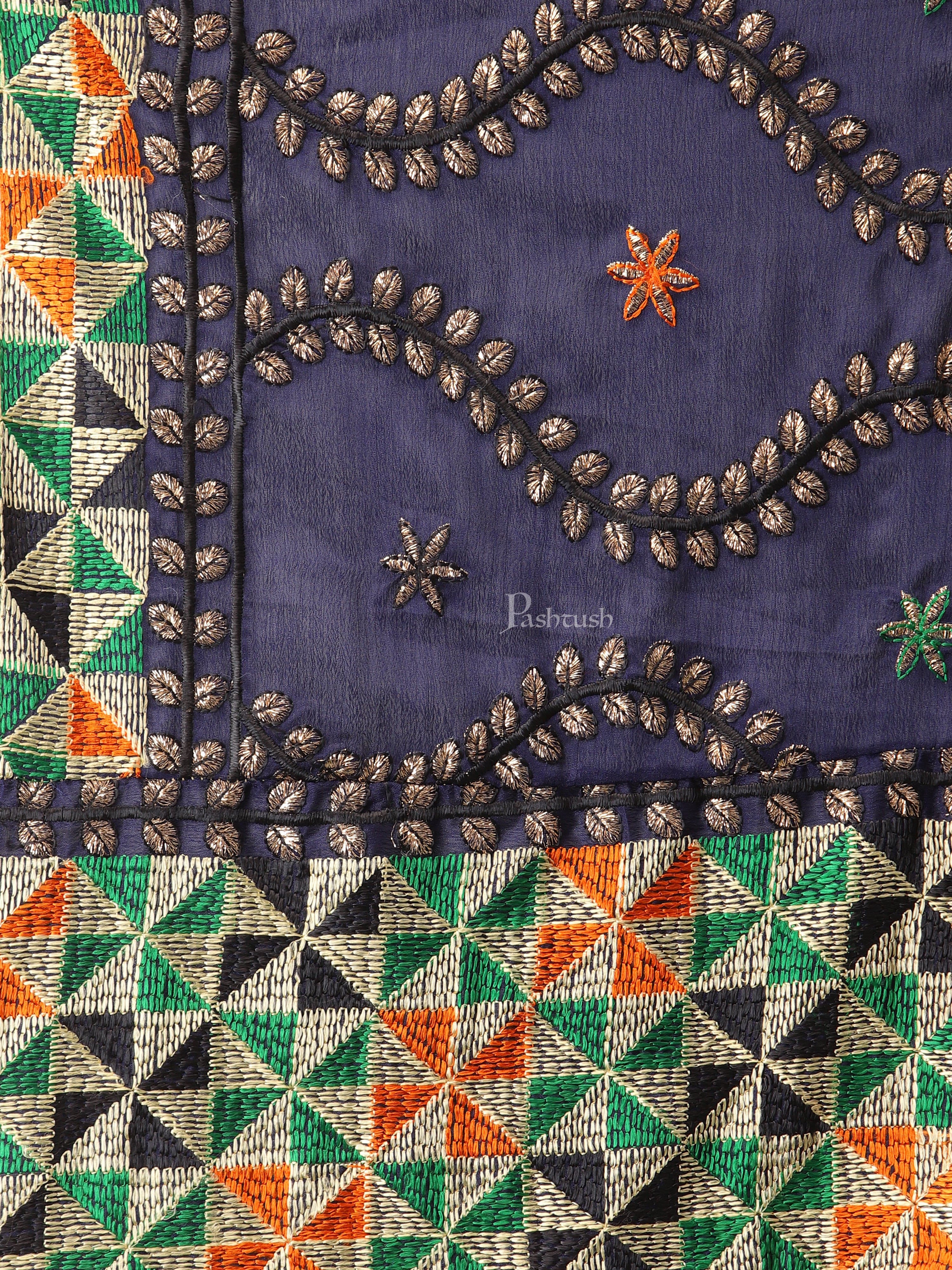 Pashtush Womens Phulkari Dupatta - Image 3