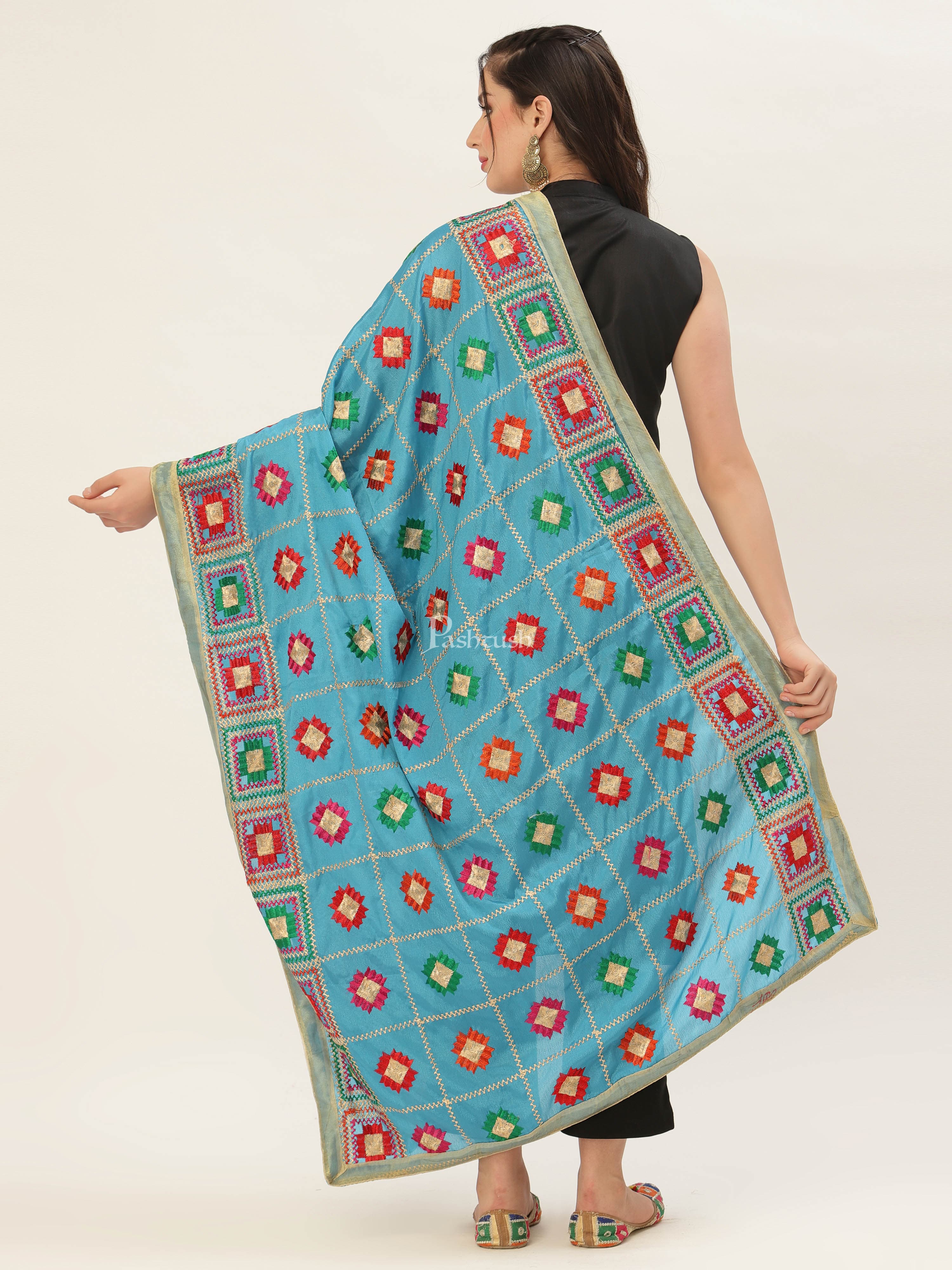 Pashtush Womens Phulkari Dupatta