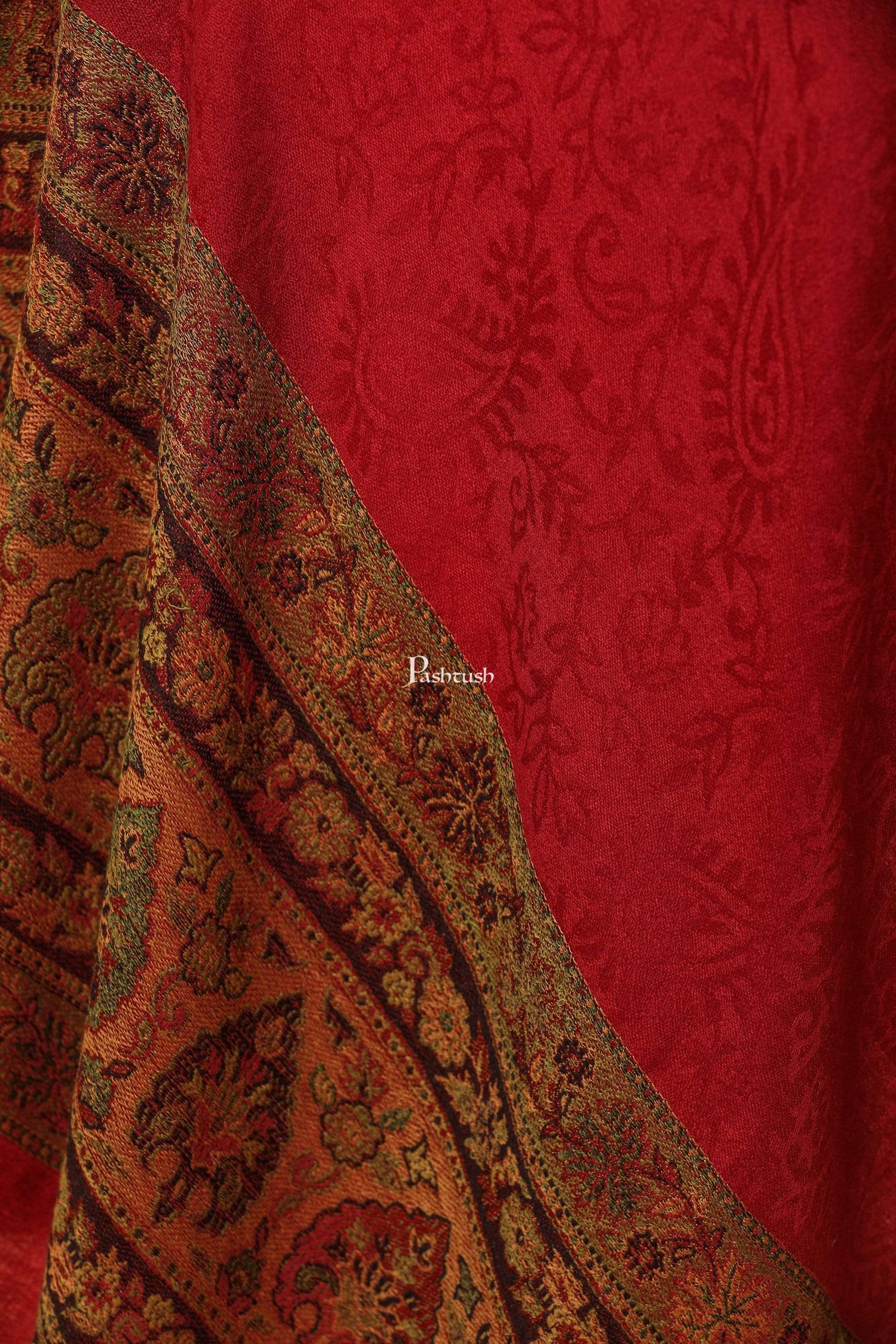 Pashtush Women'S Silk-Wool Reversible Stole - Image 3