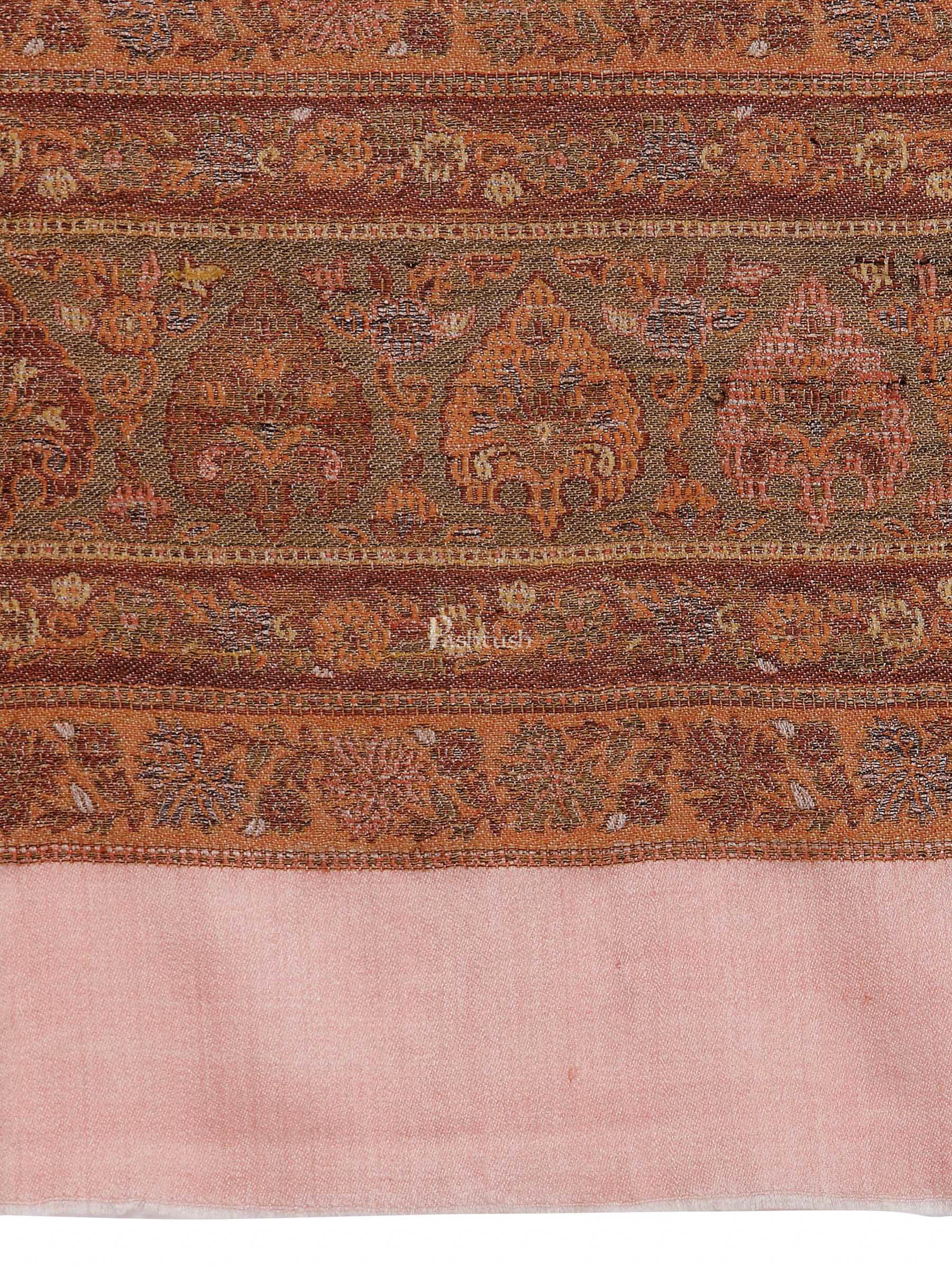 Pashtush Women'S Silk-Wool, Soft Reversible Stole,Pink - Image 3