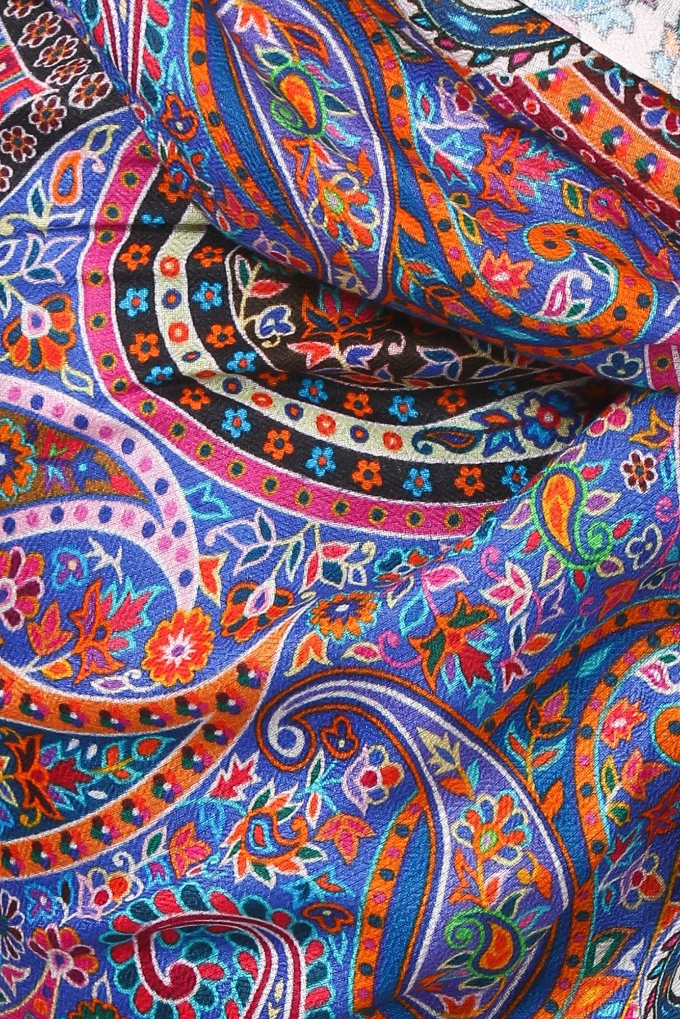 Pashtush Womens Printed Soft Bamboo Scarf, Stole, Multicolored - Image 4