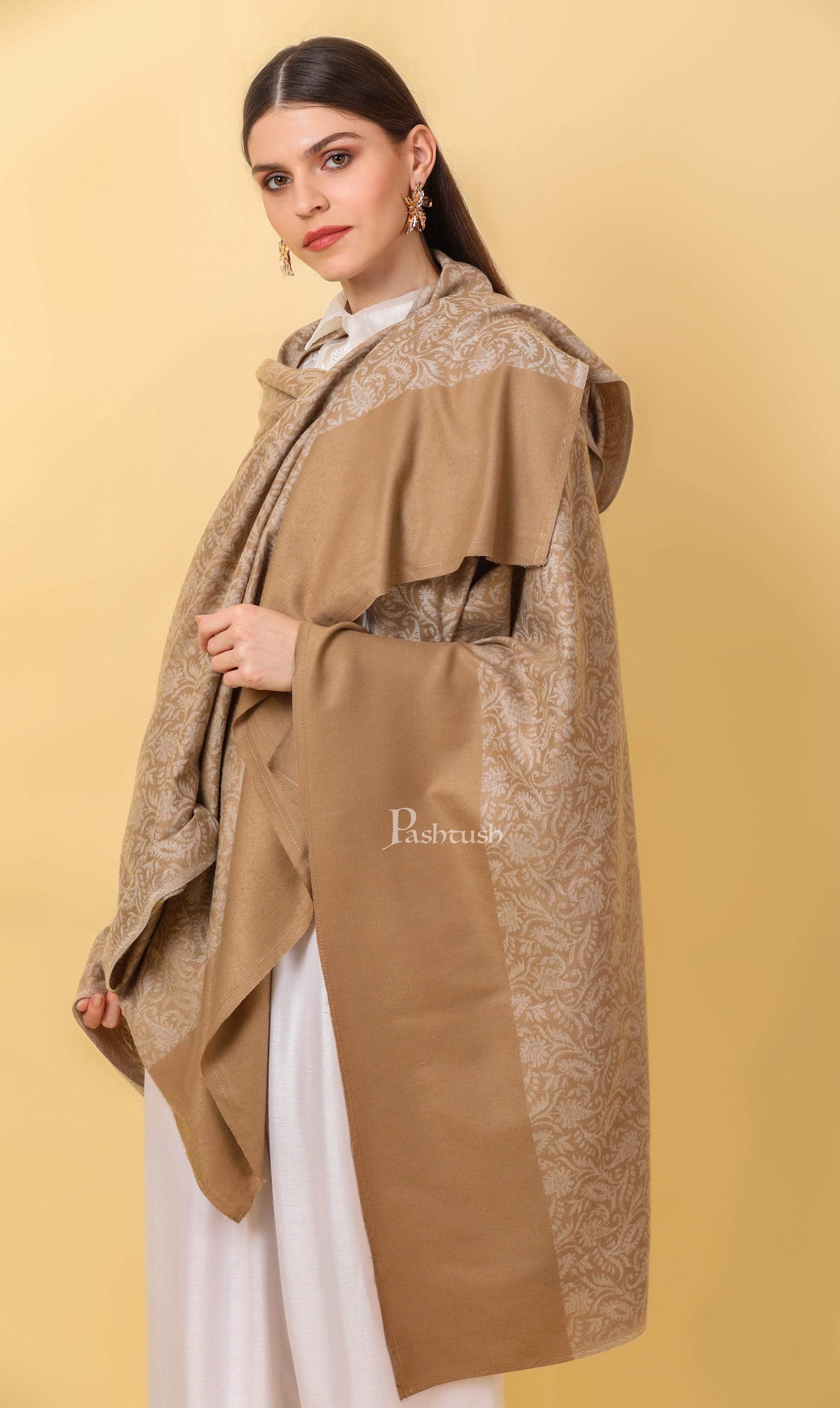 Pashtush Women'S Soft Bamboo Shawl, Thick And Warm - Image 5
