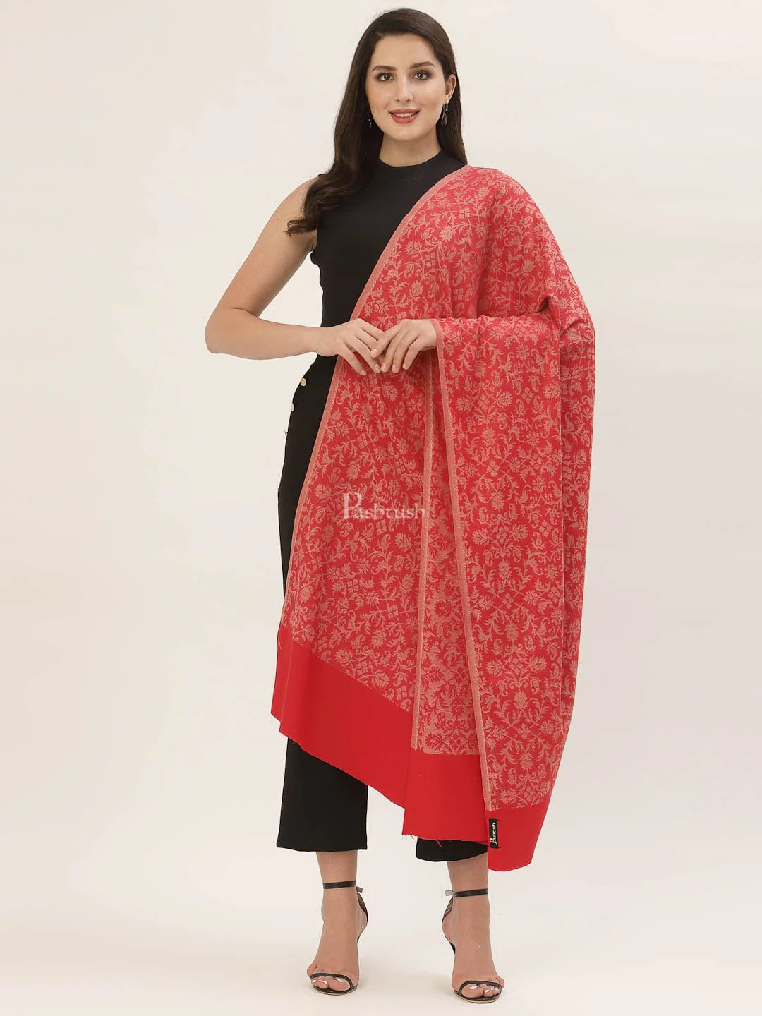Pashtush Women'S Soft Bamboo Shawl, Thick And Warm - Image 4