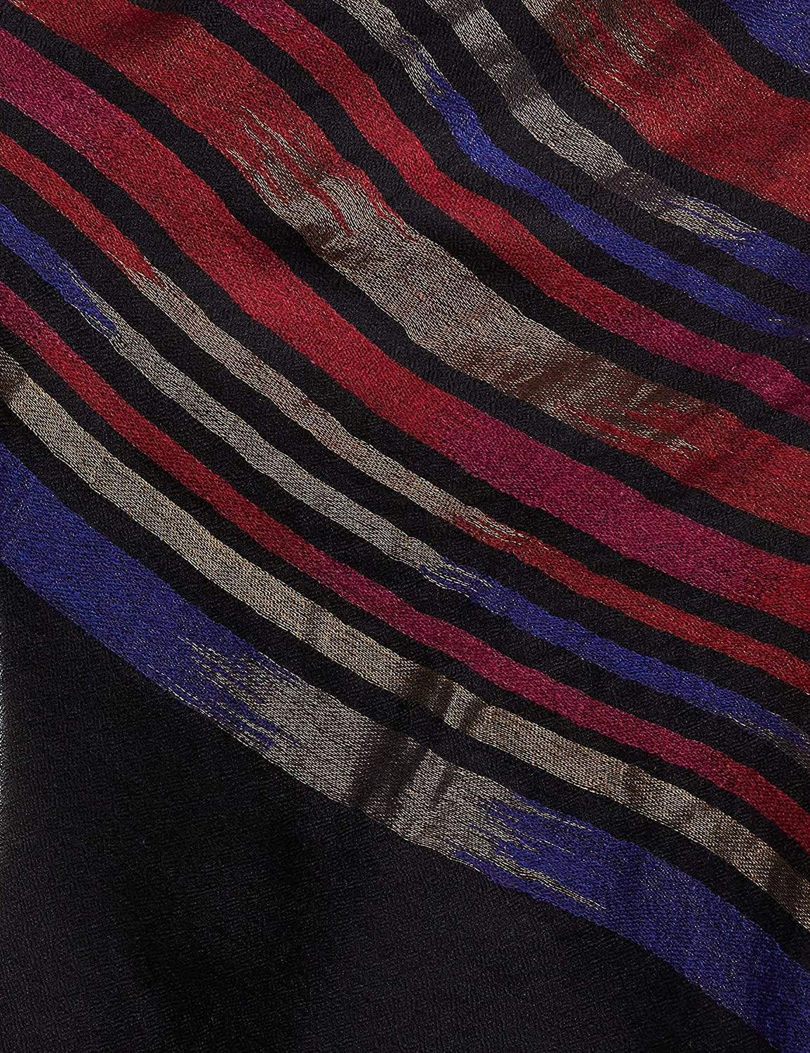 Pashtush Womens Twilight Collection, Reversible With Metallic Thread Weave, Fine Wool - Image 4