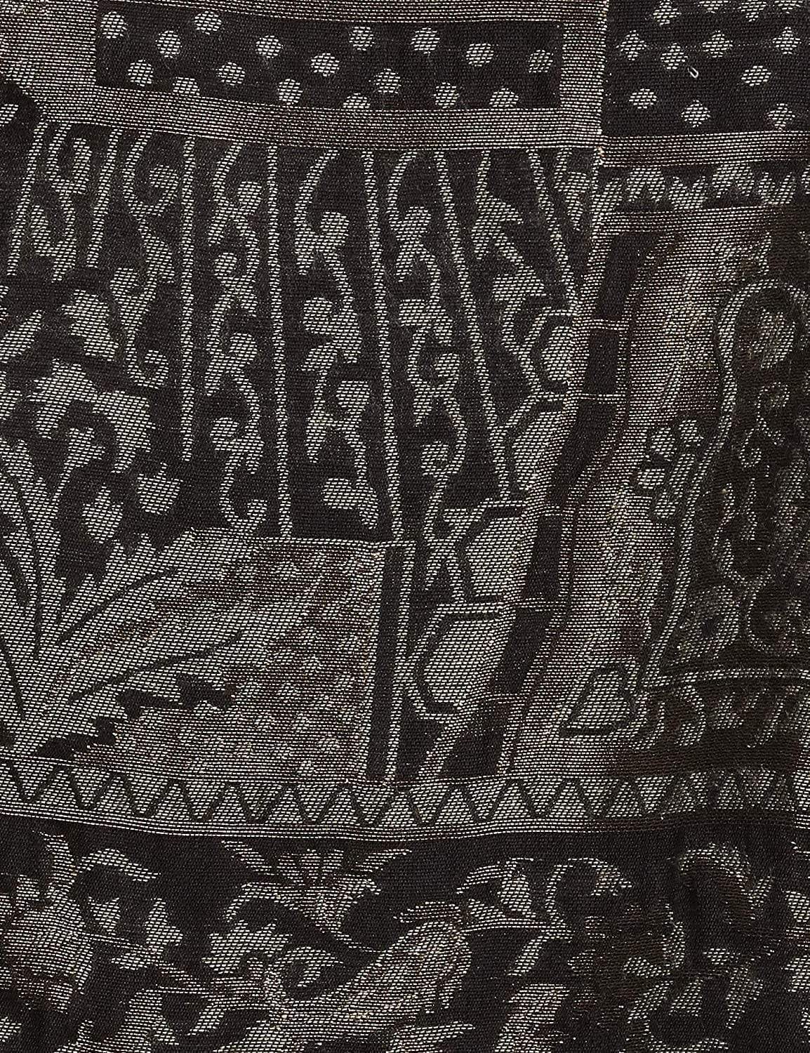 Pashtush Womens, Woven Mughal Darbar Shawl, With Golden Zari Weave - Image 10