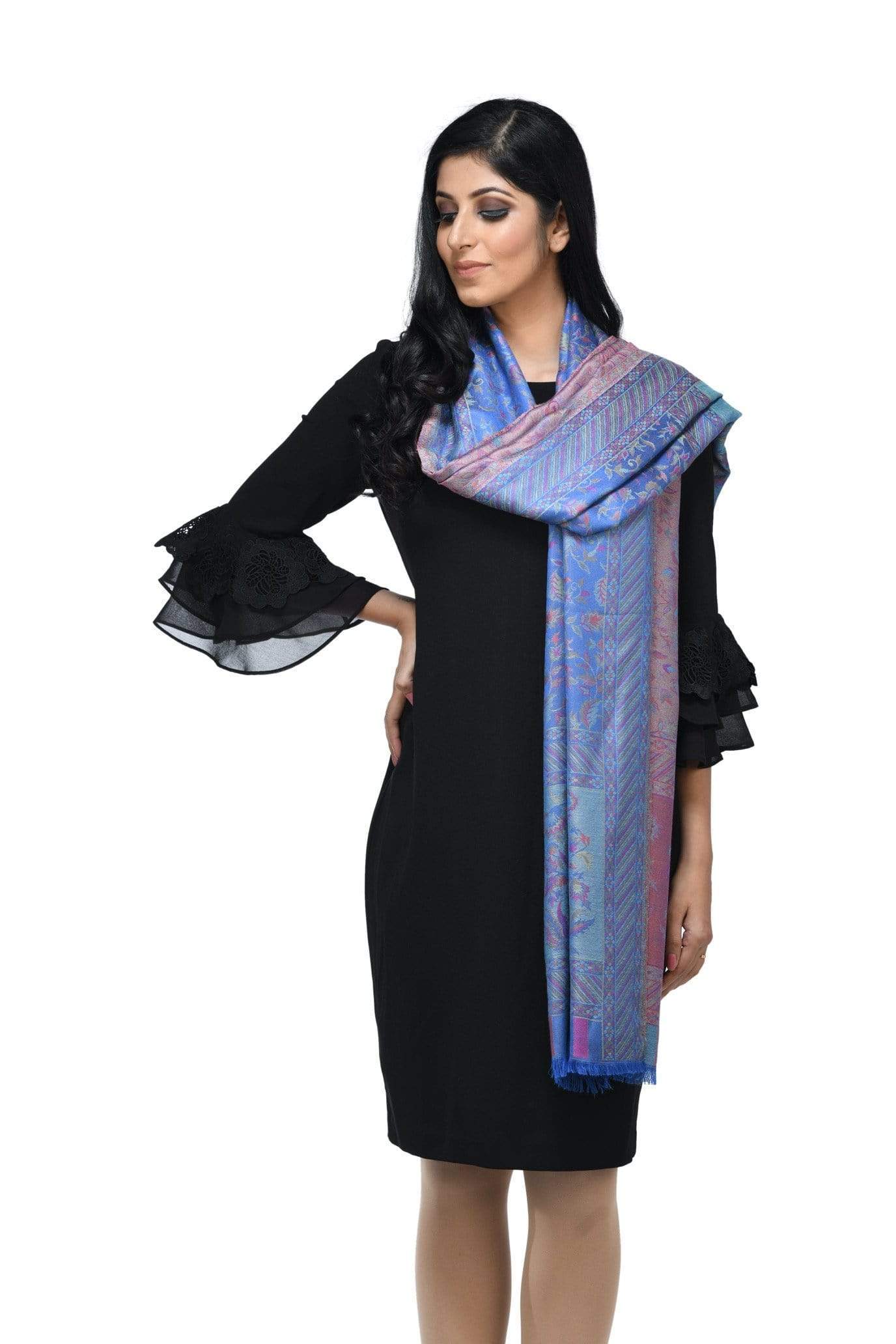 Pashwool Womens Extra Soft Bamboo Scarf, Woven Ethnic Design, Soft And Smooth - Image 5
