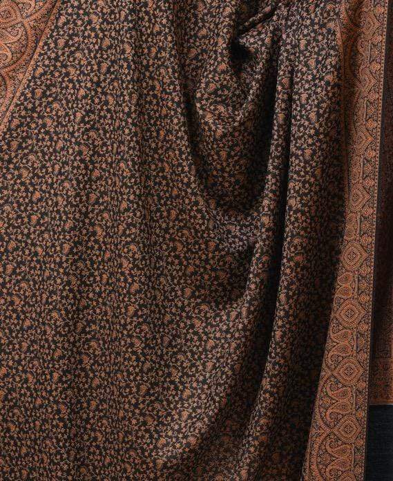 Pashwool Womens Faux Pashmina Shawl, Soft And Warm, Reversible Orange - Image 4