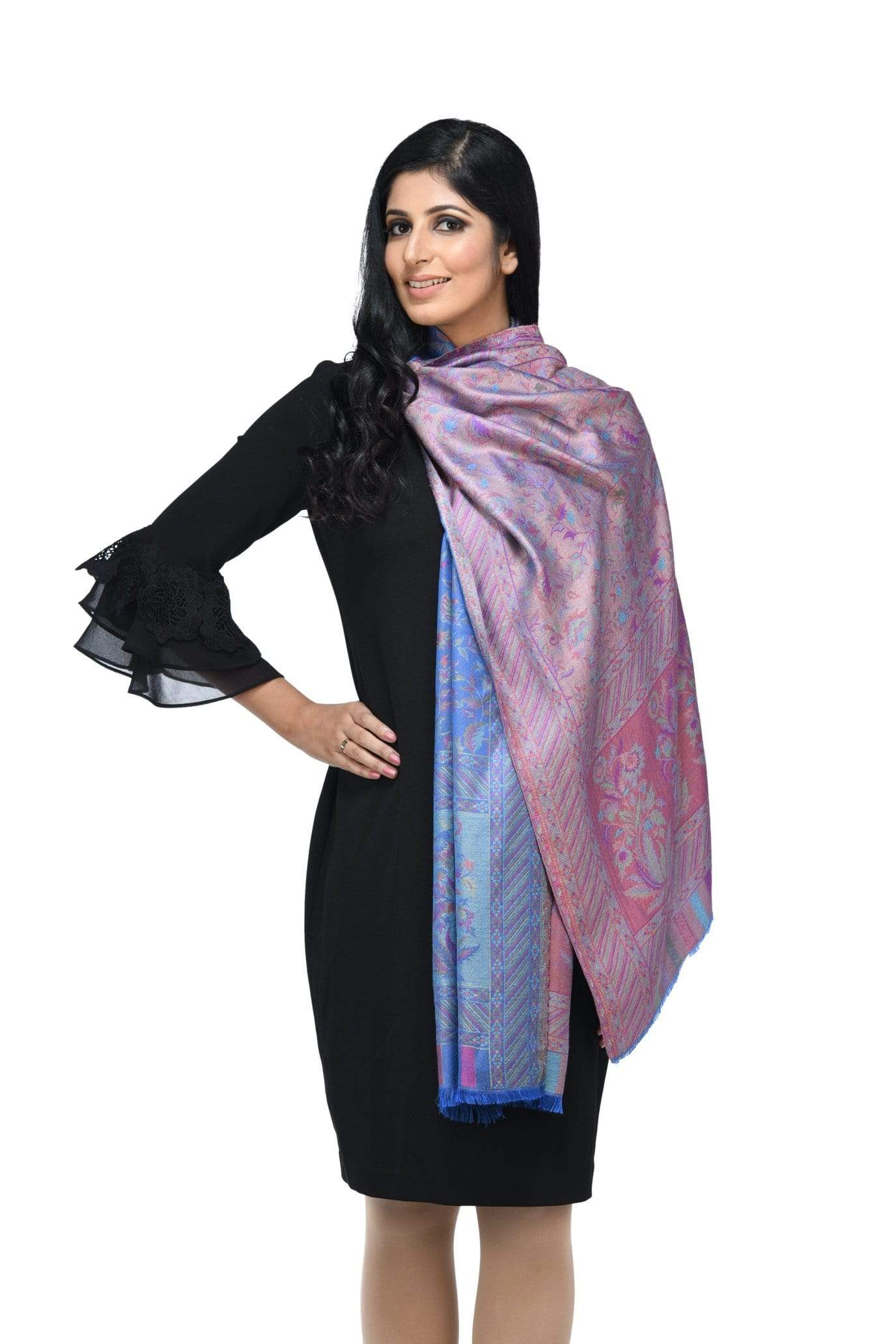 Pashwool Womens Stole, Soft Bamboo Material, Breathable, Muave - Image 3