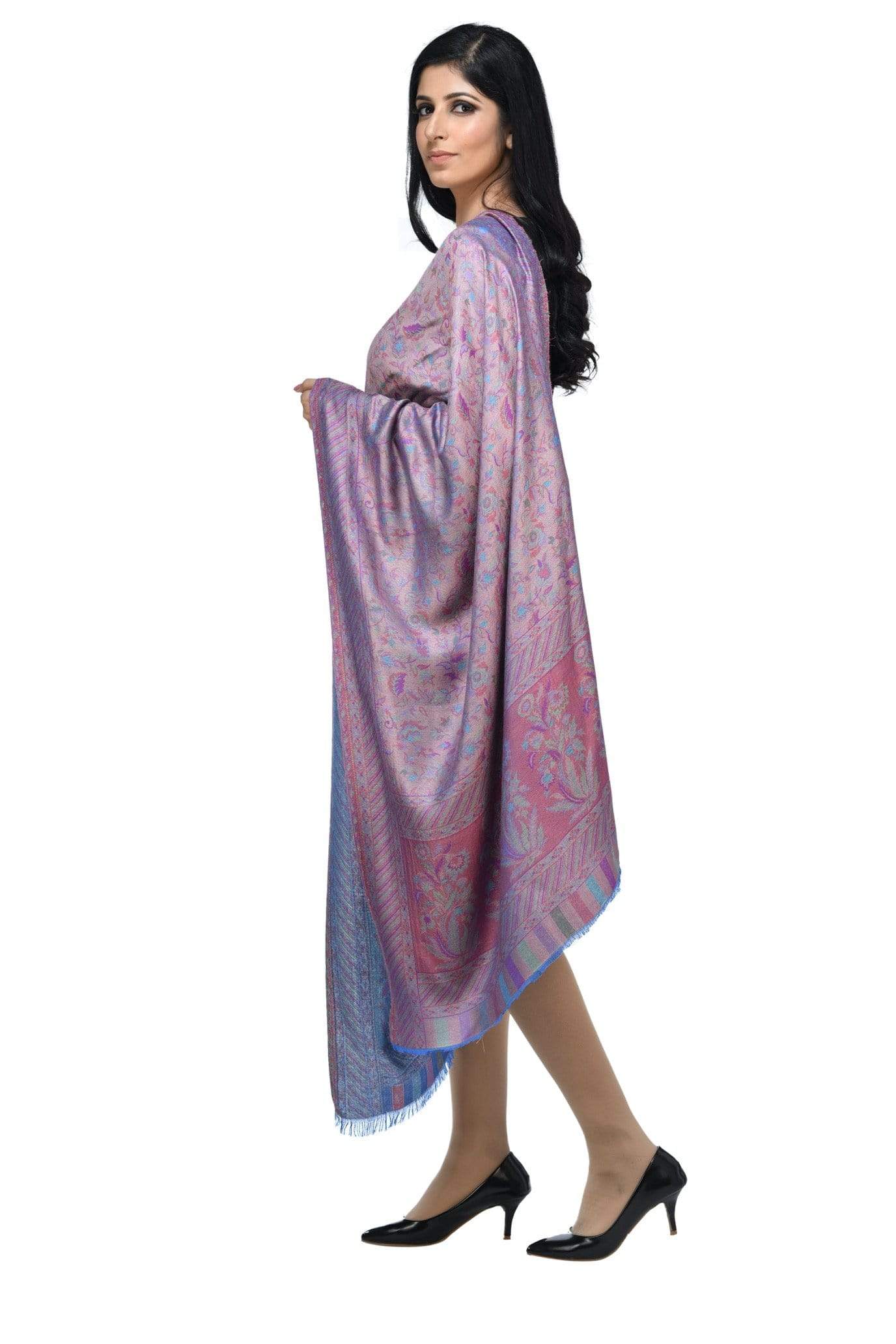 Pashwool Womens Stole, Soft Bamboo Material, Breathable, Muave - Image 4