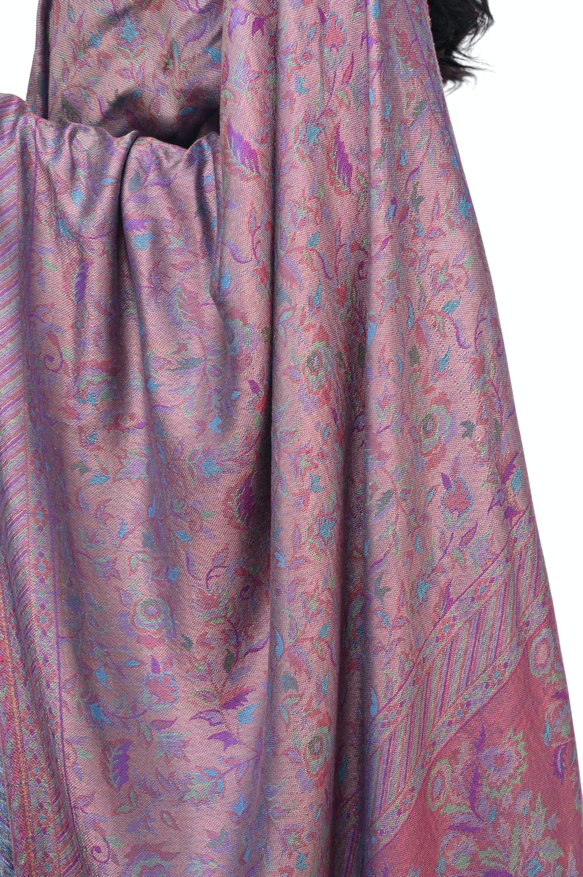 Pashwool Womens Stole, Soft Bamboo Material, Breathable, Muave - Image 5