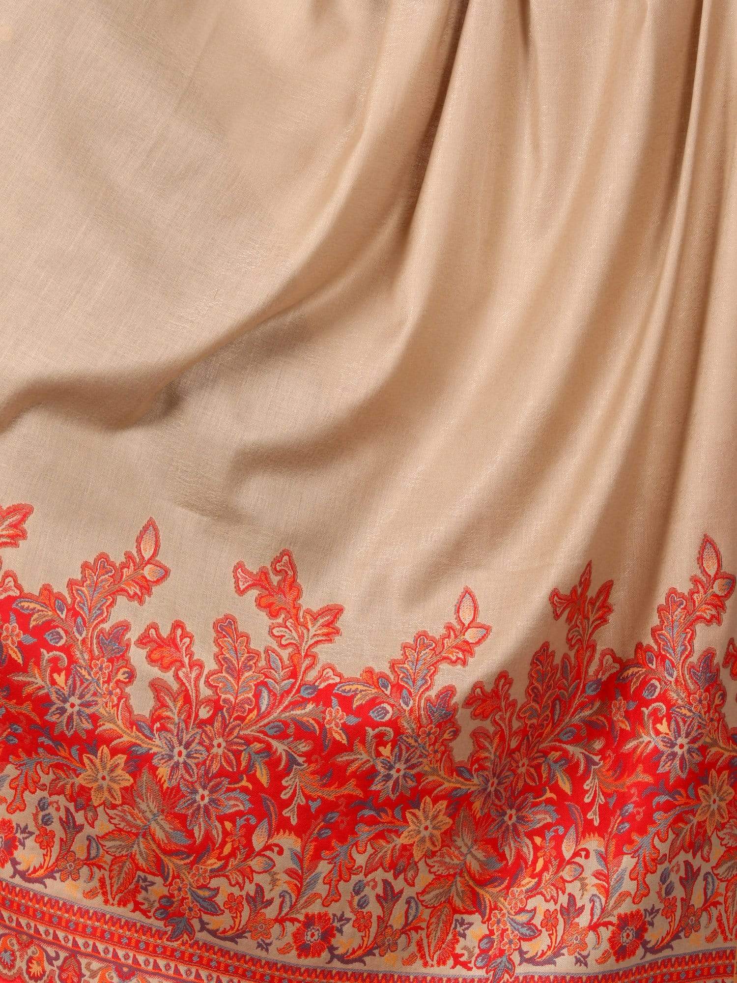 Pashtush Womens Floral Jacquard Shawl, Faux Pashmina Floral - Image 2